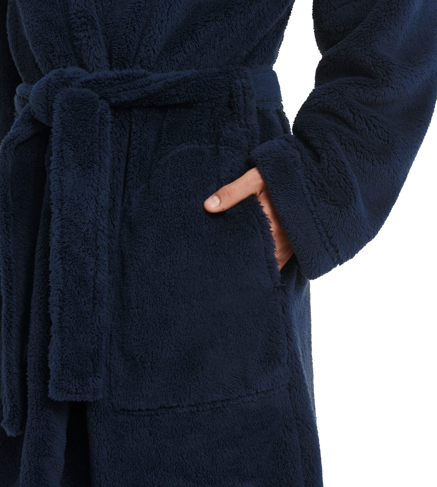 UGG Men's Beckett Robe - Premium Plush Fleece Bathrobe for Men | Soft & Cozy Loungewear for Home, Spa & Relaxation
