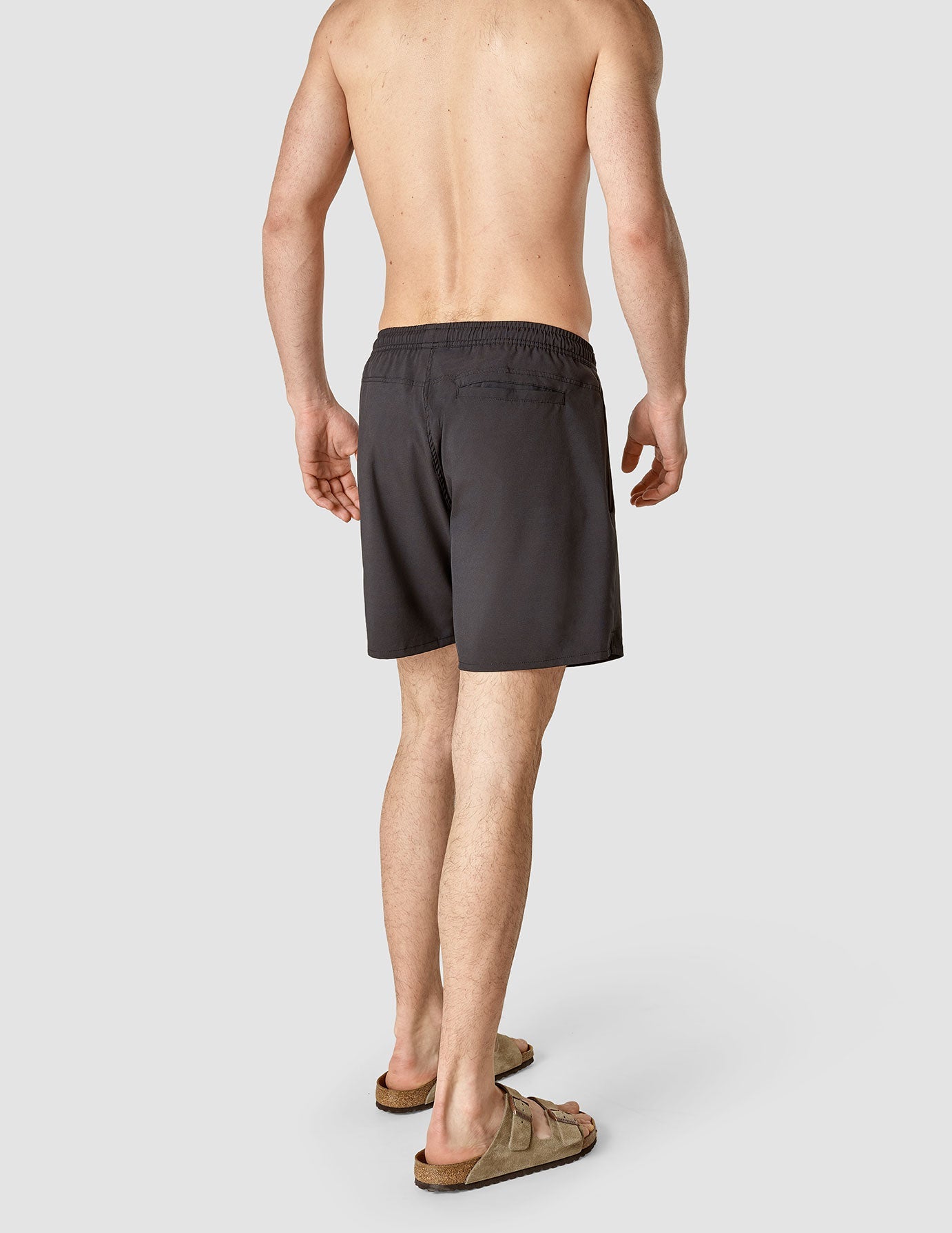 Men's Quick-Dry Swim Shorts - Black Waterproof Swim Trunks for Beach, Pool & Surfing | Comfortable & Stylish Swimwear for Summer Activities