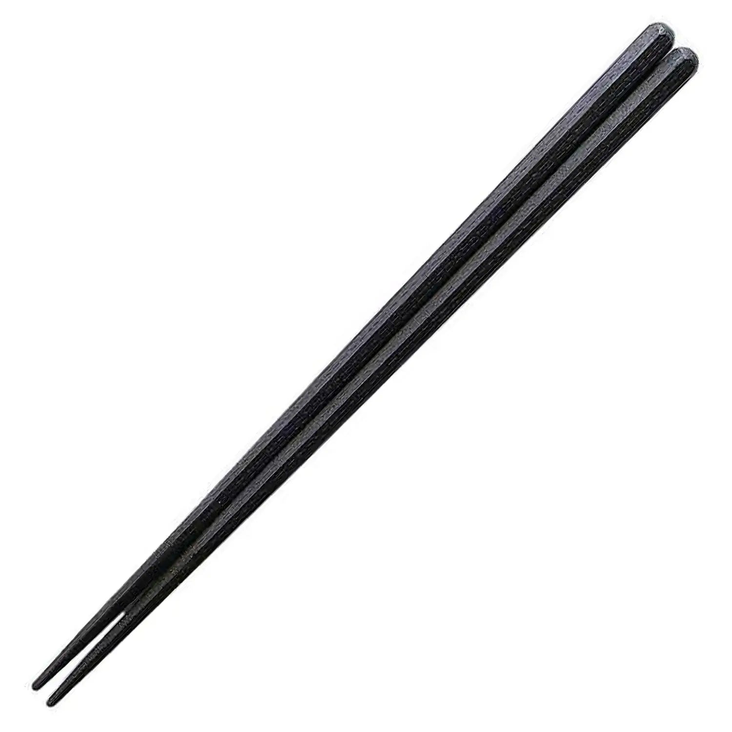 Premium Fukui Craft SPS Resin Hexagonal Wood Grain Chopsticks - 22.2cm Non-Slip Lacquered Japanese Style Utensils for Sushi, Ramen & Asian Dining Experience