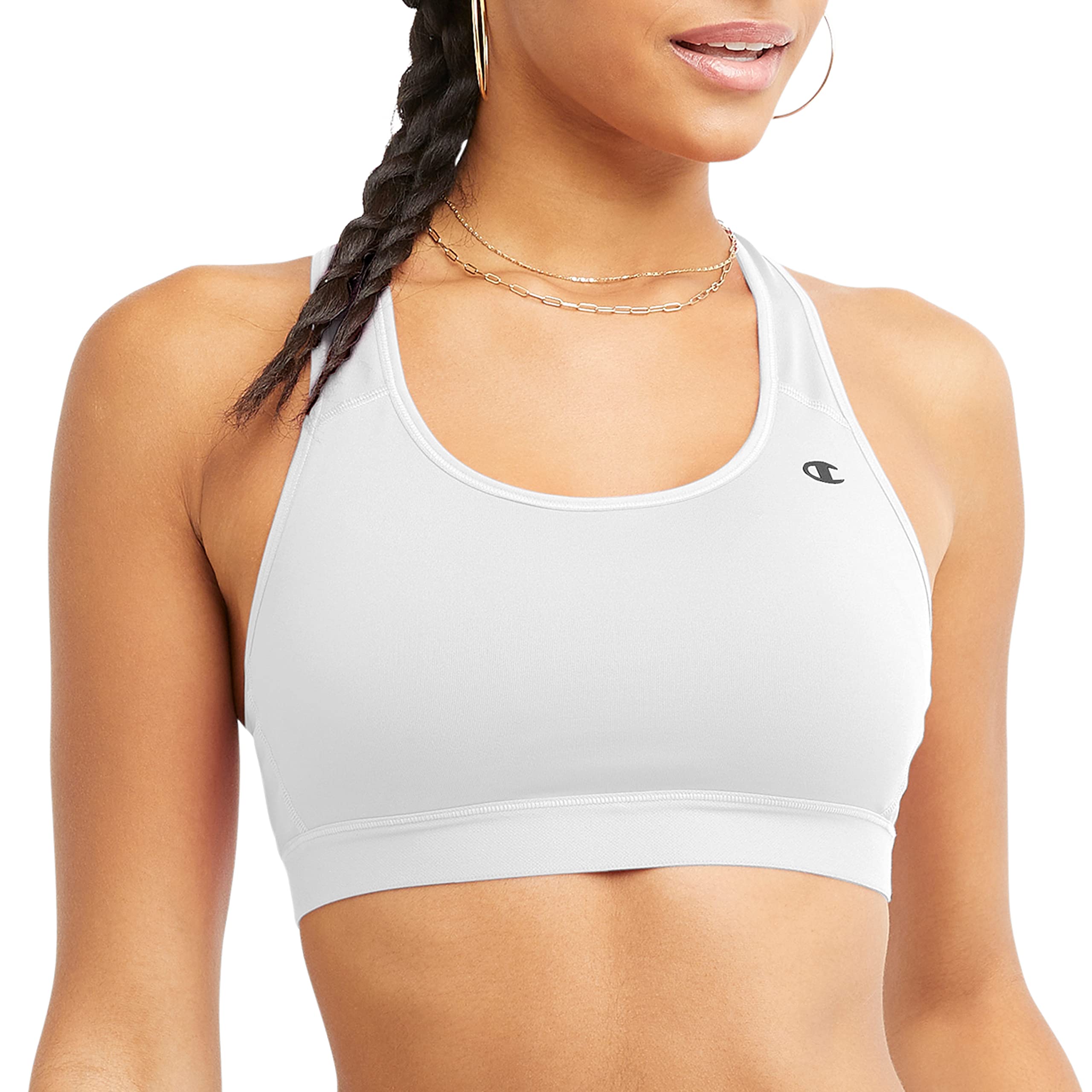 Champion Women's High-Impact Sports Bra - Moisture Wicking, Compression Workout Bra for Running, Gym & Yoga - Supportive Activewear for Intense Training