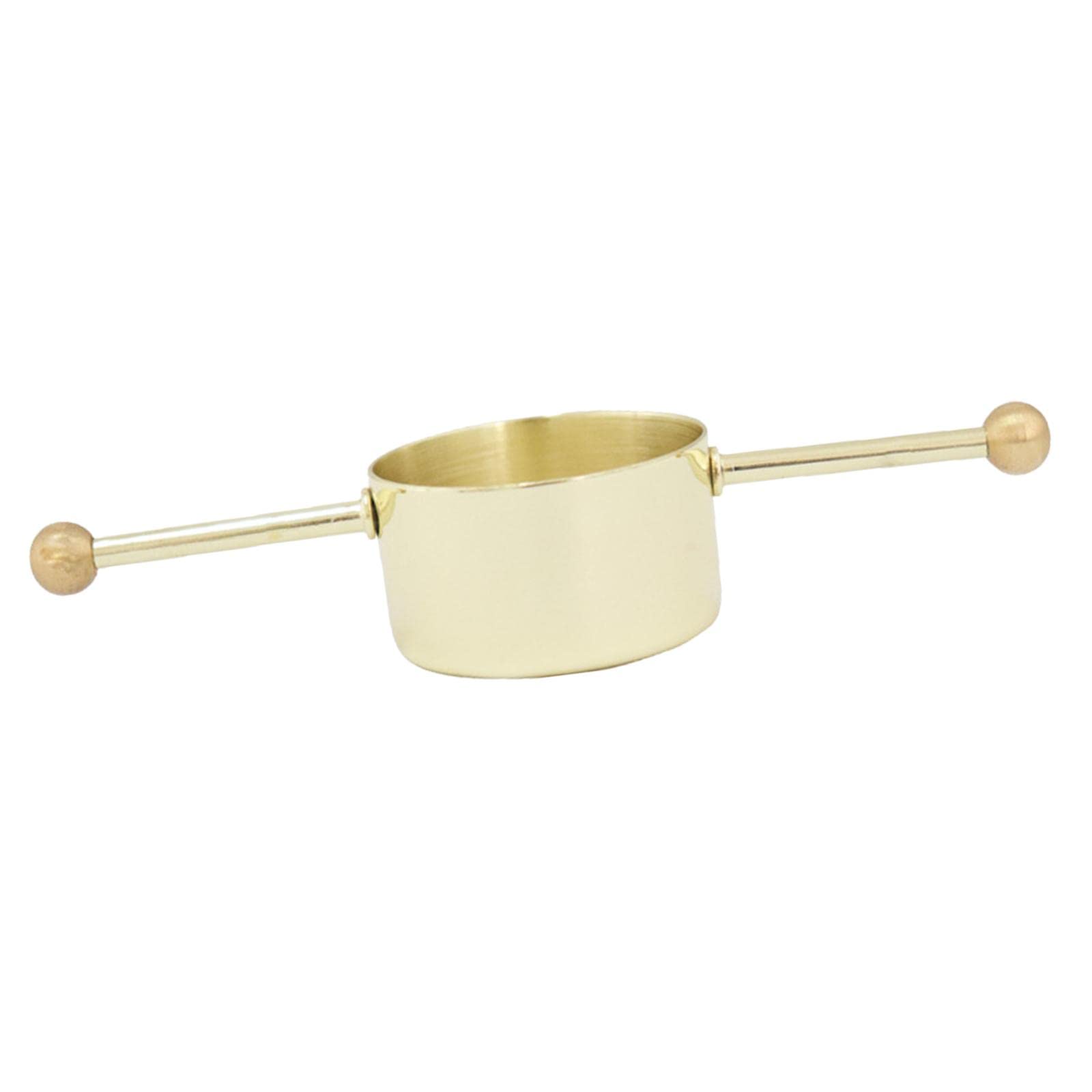 Premium Stainless Steel Bartender Jigger - Gold Plated Cocktail Measuring Tool for Mixing Drinks, Perfect for Home Bars, Cocktail Parties & Professional Bartending