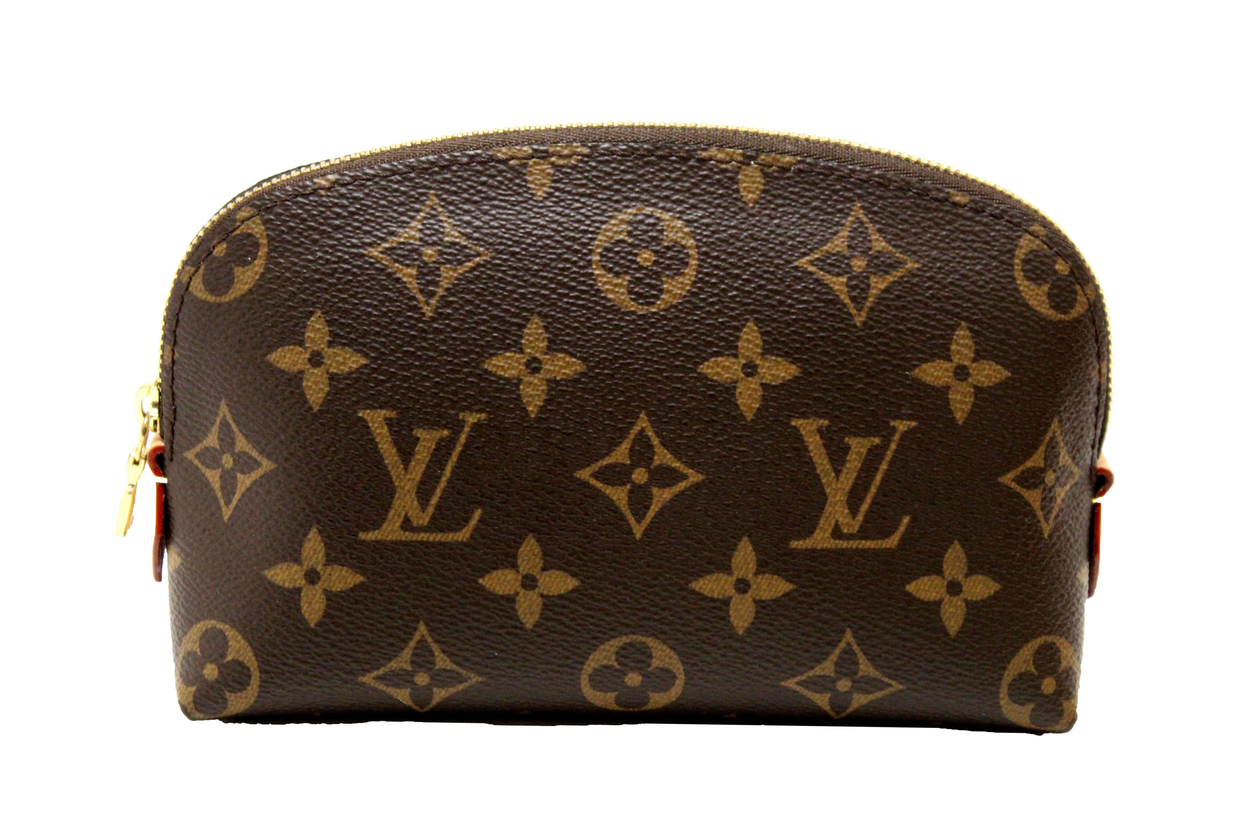 Authentic Louis Vuitton Monogram Canvas Cosmetic Pouch - Travel Makeup Bag for Women, Luxury Vanity Organizer (Perfect for Travel, Everyday Use & Gift)
