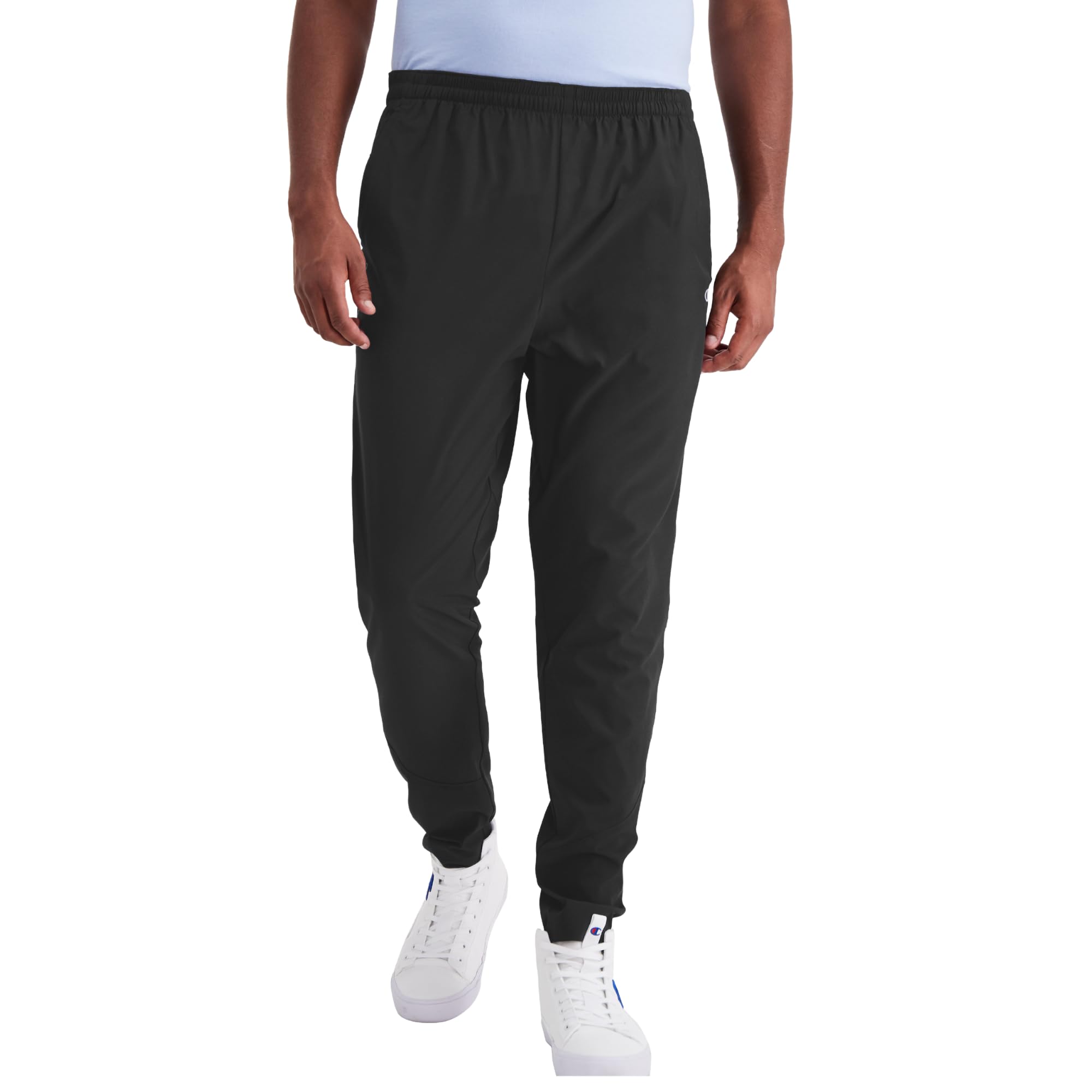 Champion Men's Lightweight Moisture-Wicking Athletic Sport Pants - Breathable Workout & Running Pants for Gym, Jogging, and Casual Wear - Size 30.5