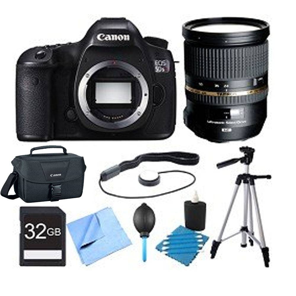 Canon EOS 5DS R 50.6MP Full Frame Digital SLR Camera with Pro Lens Bundle - Professional Photography for Portraits, Landscapes & Studio Work