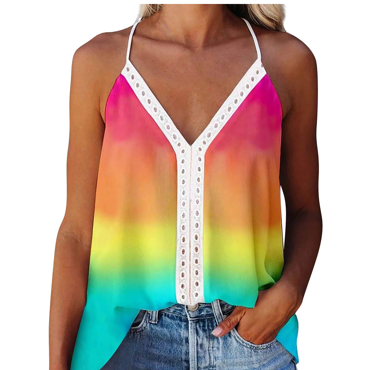 Women's Button Front Tank Top - Casual & Comfortable Summer Blouse for Everyday Wear, Work, and Outings