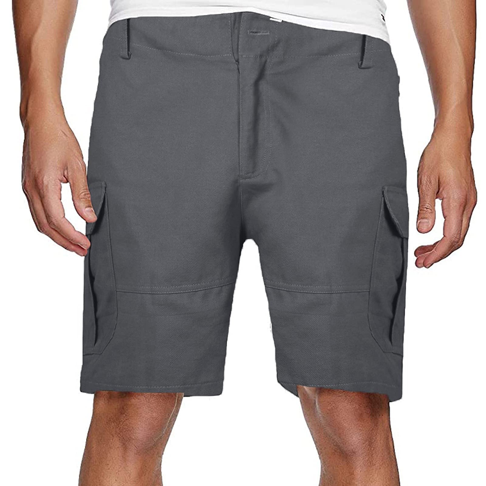 **Men's Cargo Shorts with Pockets - Athletic Casual Shorts for Active Wear, Gym, Hiking & Outdoor Activities**