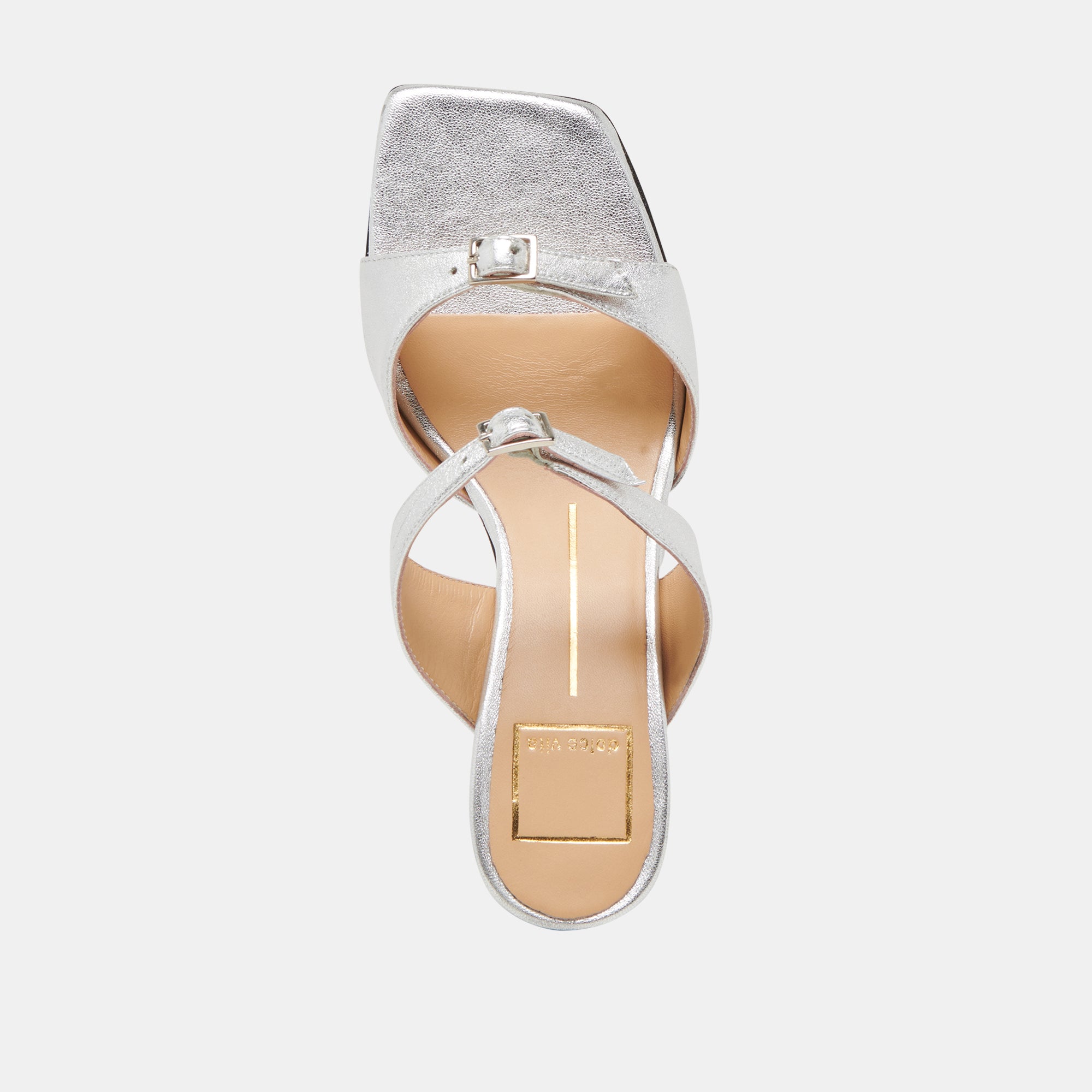 Shane Silver Metallic Leather Heels - Stylish Women's High Heels for Parties, Weddings & Evening Events