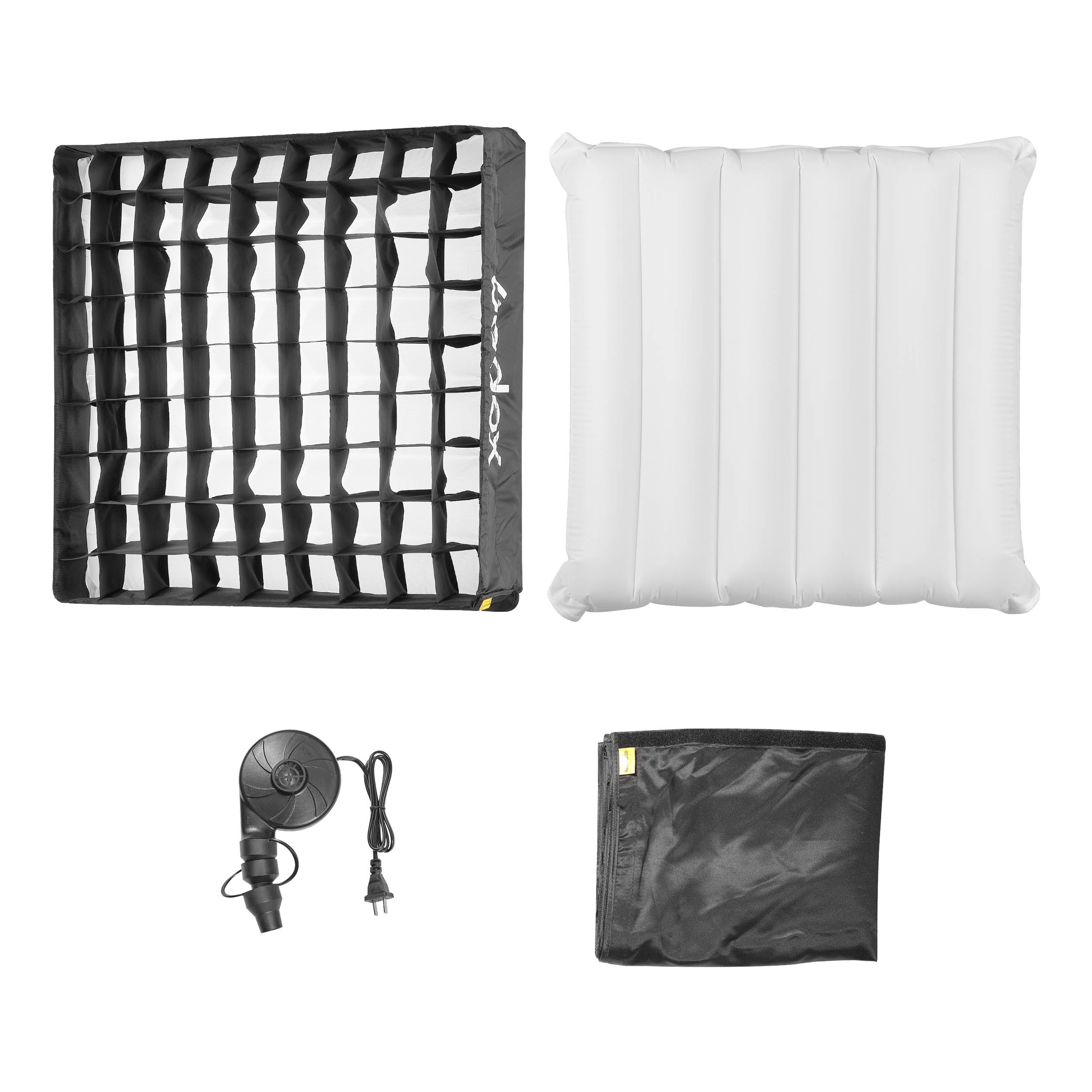 KNOWLED FA200 Inflatable Air Softbox for F200R/F200BI LED Light Panel - Portable Photography Lighting Diffuser for Studio, Product & Portrait Shooting