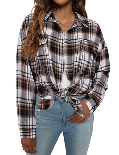 Brown and Black Plaid