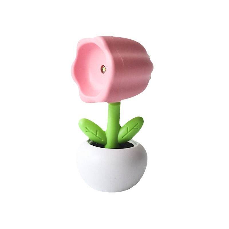 360 Degree Rotating Floral Table Lamp - Elegant Home Decor for Bedroom, Living Room, Office & Wedding Decorations
