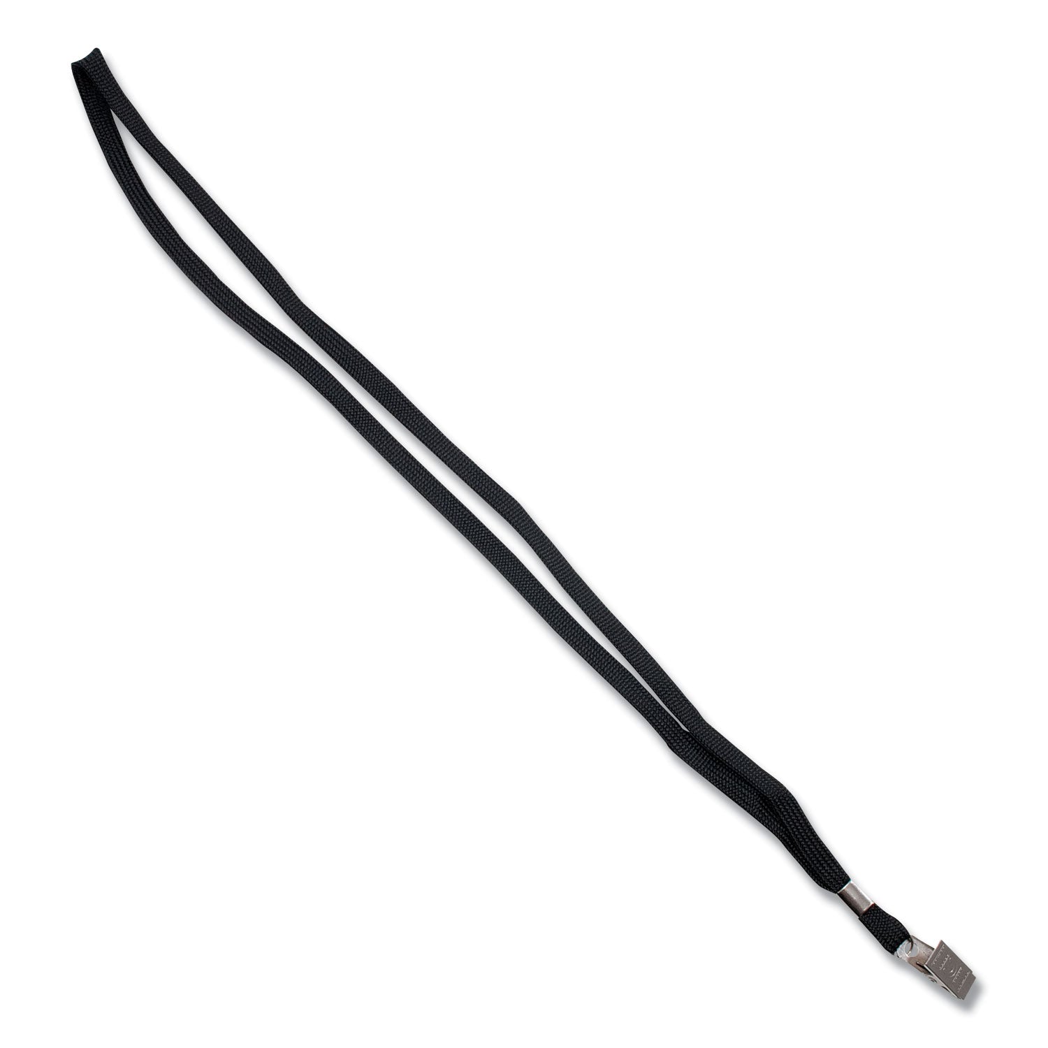 Premium Black Deluxe Lanyards with Metal Clip Fastener - 36 Inch Long (24-Pack Box) - Ideal for ID Badges, Keys & Event Passes at Work, School & Conferences