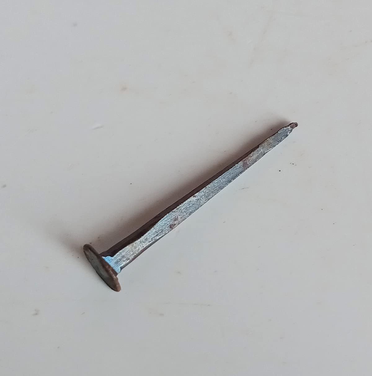 30 Pcs Round Wrought Iron Nails - Decorative Clavos for Furniture, Doors & DIY Projects - Rustic Home Improvement & Woodworking Supplies