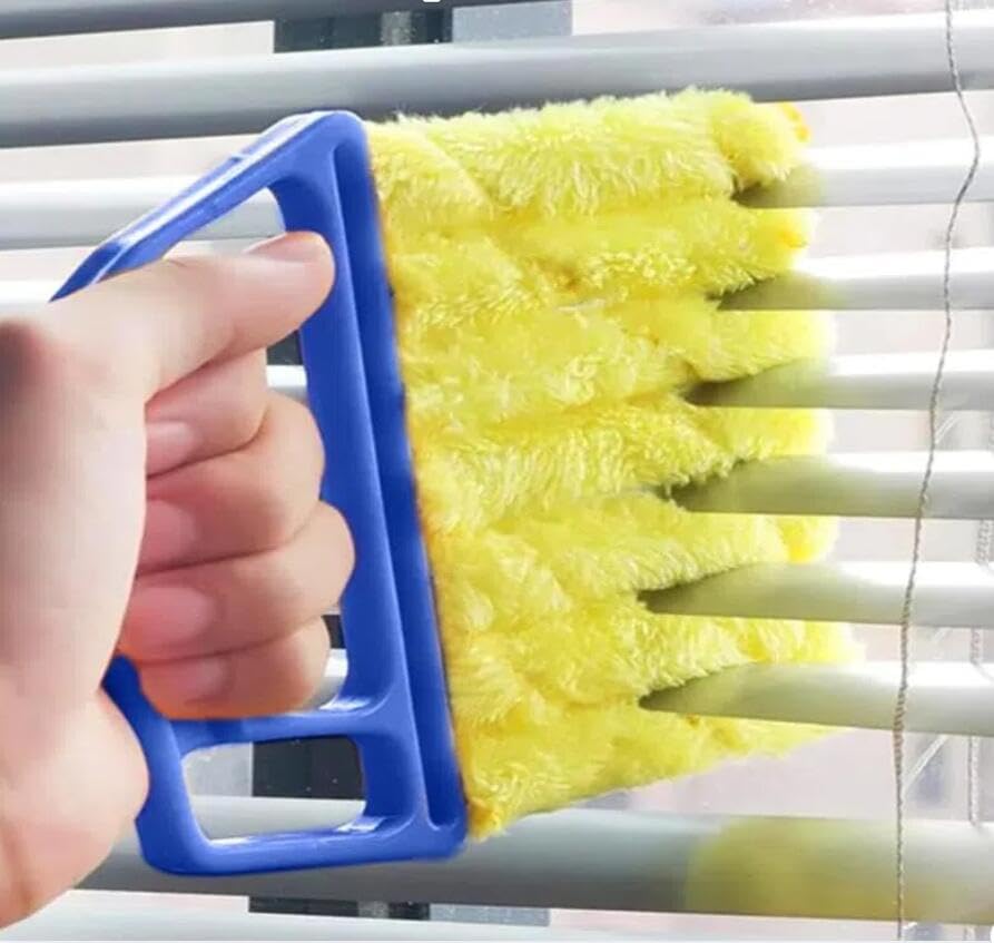 Louver Curtain Cleaning Brush - Detachable Blinds Cleaner for Windows & Vents | Home Dust Removal Tool for Quick Cleaning