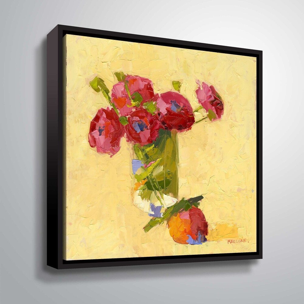 Spring Gallery Wrapped Floater Framed Canvas Wall Art - Modern Home Decor for Living Room, Bedroom & Office