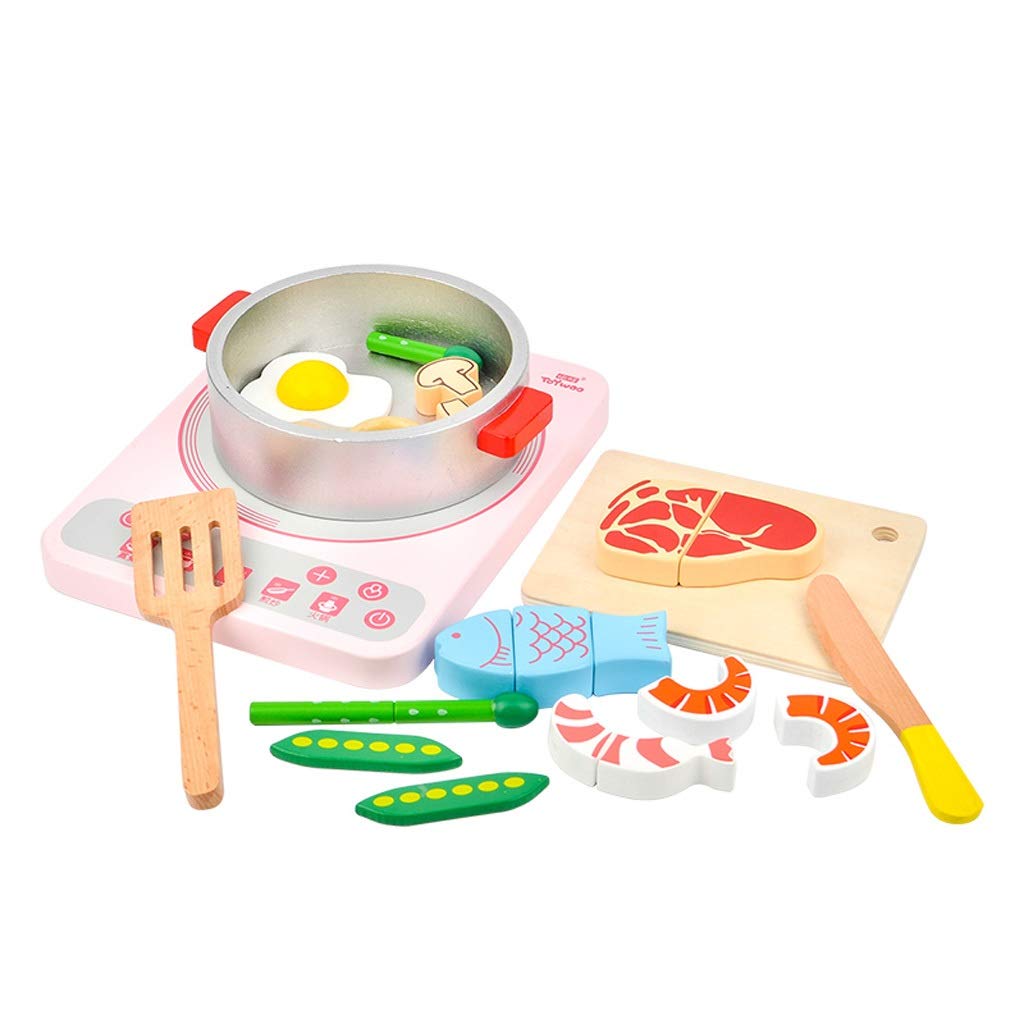 WJJ Kids Kitchen Toy Set - Realistic Pretend Play Cooking Utensils & Induction Cooker Accessories for Boys & Girls - Perfect for Role Play, Birthday Gifts & Early Learning Development