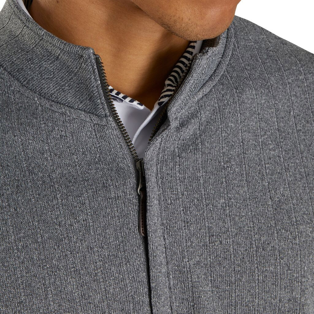 FootJoy Men's Drop Needle Half Zip Golf Pullover - Lightweight & Breathable Performance Top for Golfers - Perfect for Cool Weather Rounds & Clubhouse Style