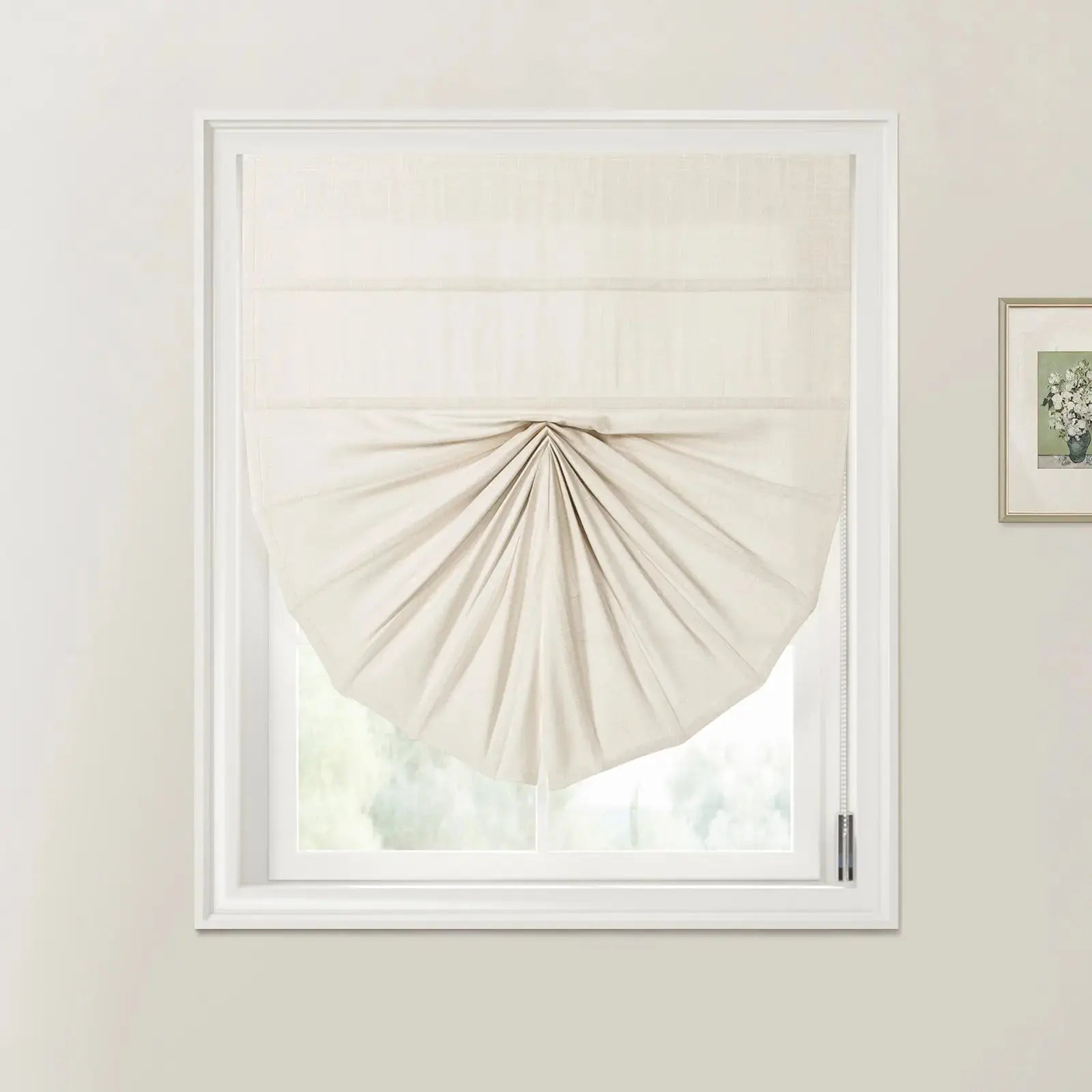 Custom Roman Shades with Cord Lift - Blackout Window Blinds for Bedroom & Living Room - Elegant Home Decor & Light Control Solution