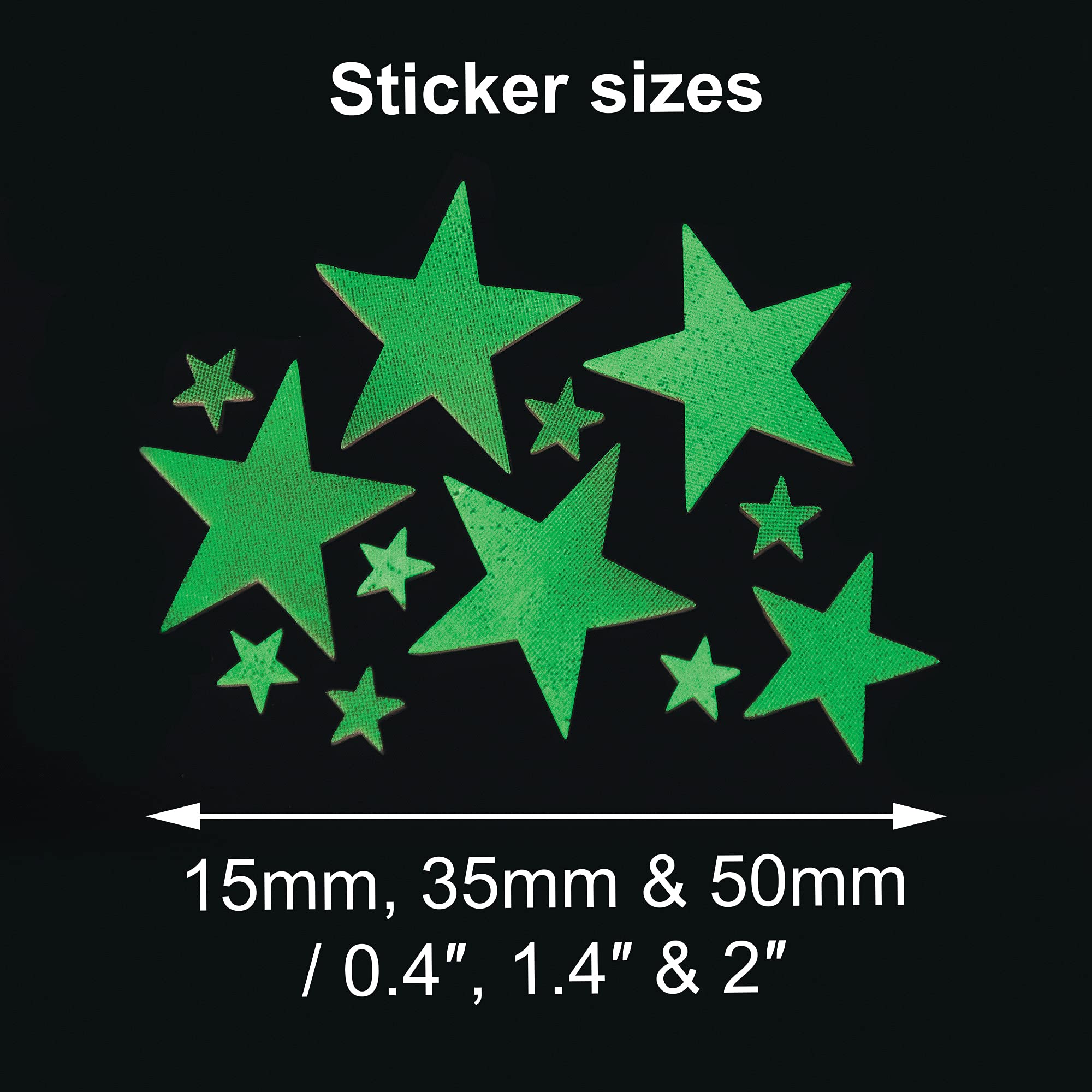 Glow in The Dark Star Foam Stickers - Pack of 195, Kids Arts and Crafts Supplies, DIY Scrapbooking & Card Making Decorations, Perfect for Birthday Parties, Classroom Projects & Nighttime Room Decor (FE692)