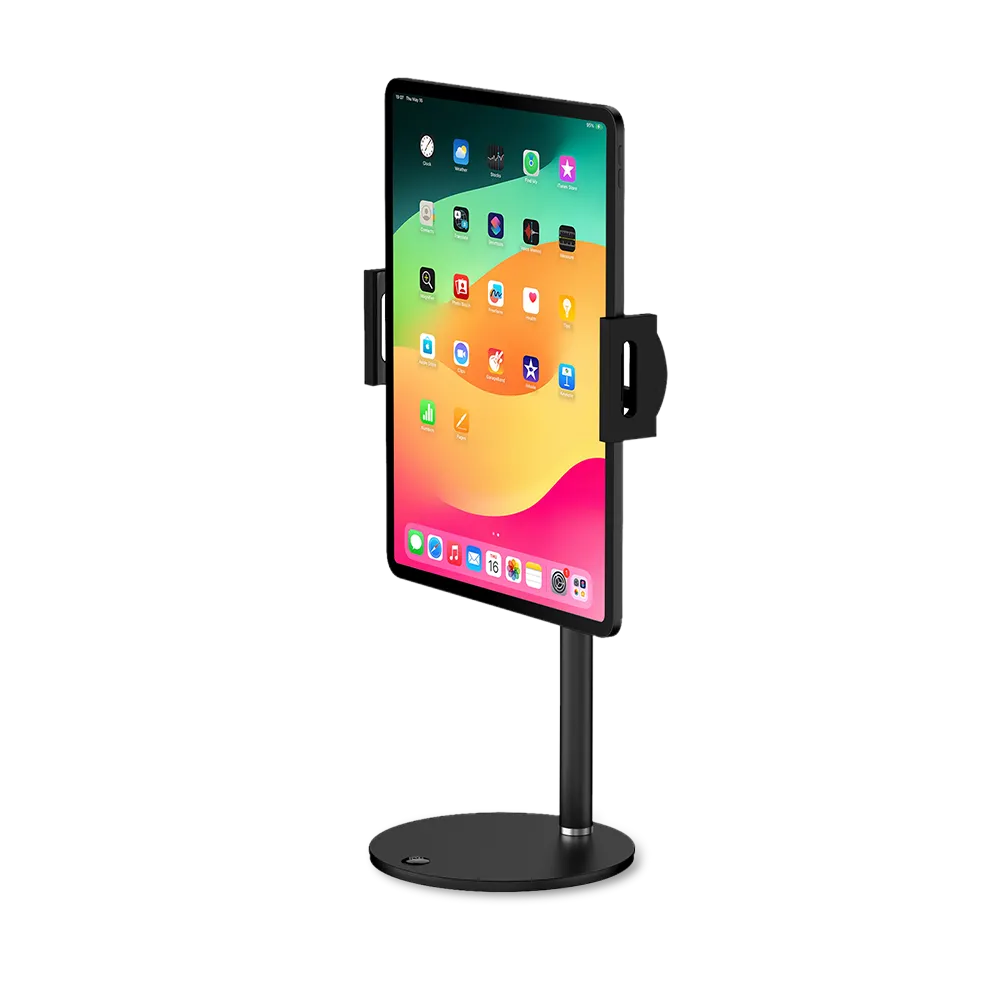 Flujo S8 Portable Monitor Stand - Adjustable Laptop & Tablet Holder for Work, Travel & Home Office - Ergonomic Design for Better Posture & Comfort