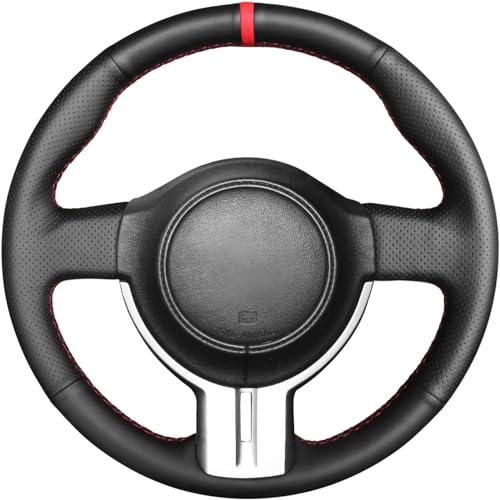 Microfiber Leather,Red Marker Red Thread