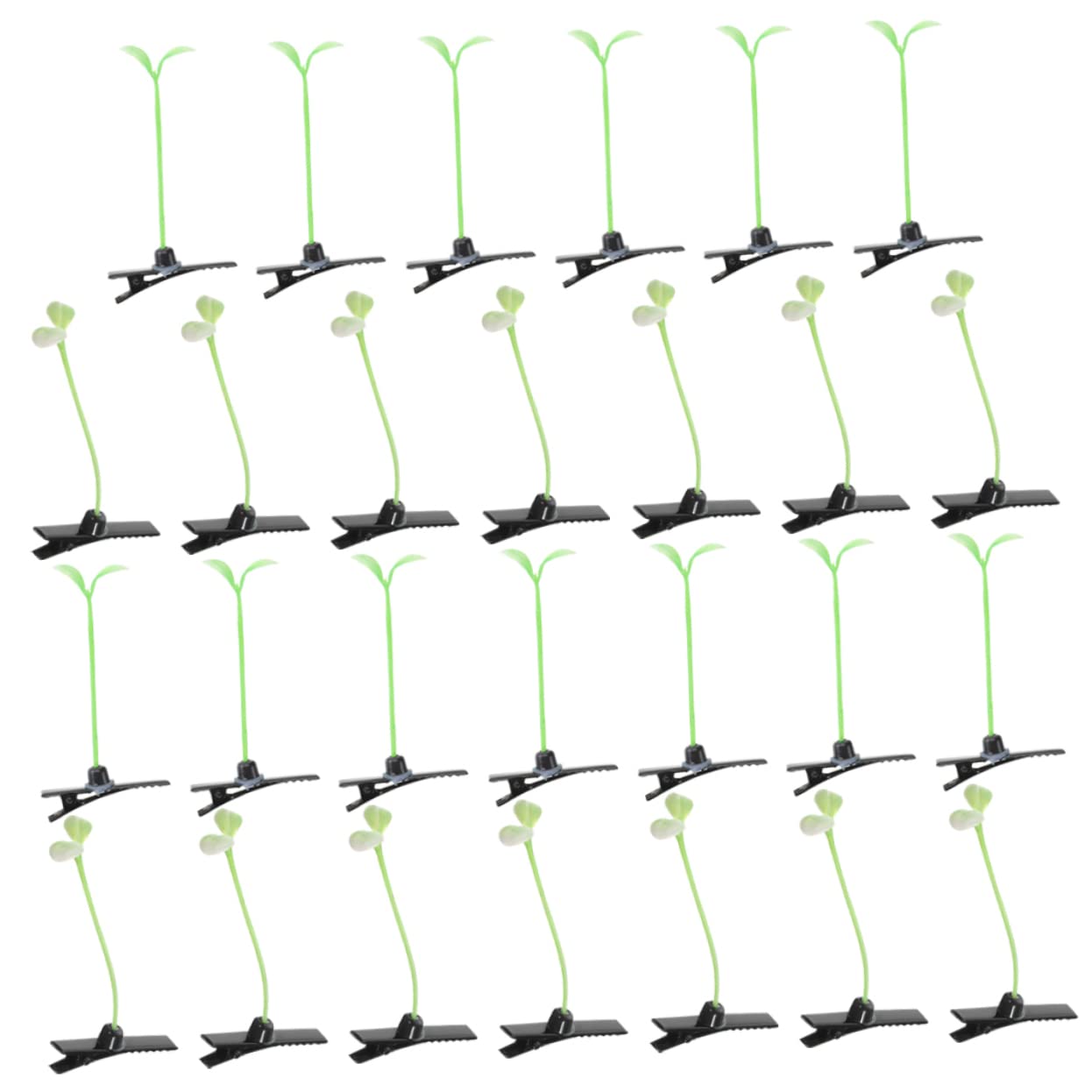 Cute Hair Clips for Girls & Boys - Plant Sprout Hairpins for Kids' Styling
