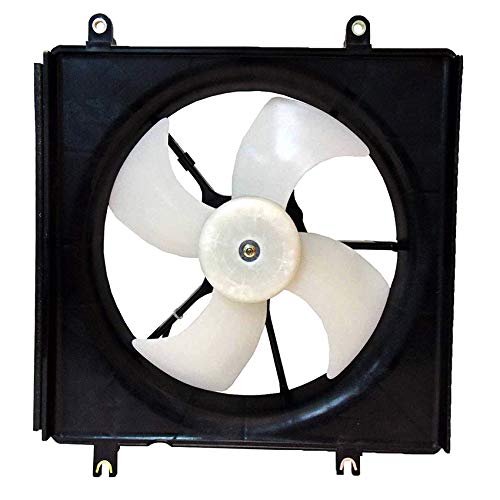 RAREELECTRICAL Replacement Cooling Fan Compatible with Honda CR-V 1999-2001 Models - OEM Part Numbers 19015-P3F-004, 19020-P5M-004, 19030-P3F-024 - Perfect for Engine Overheating Prevention & Summer Driving