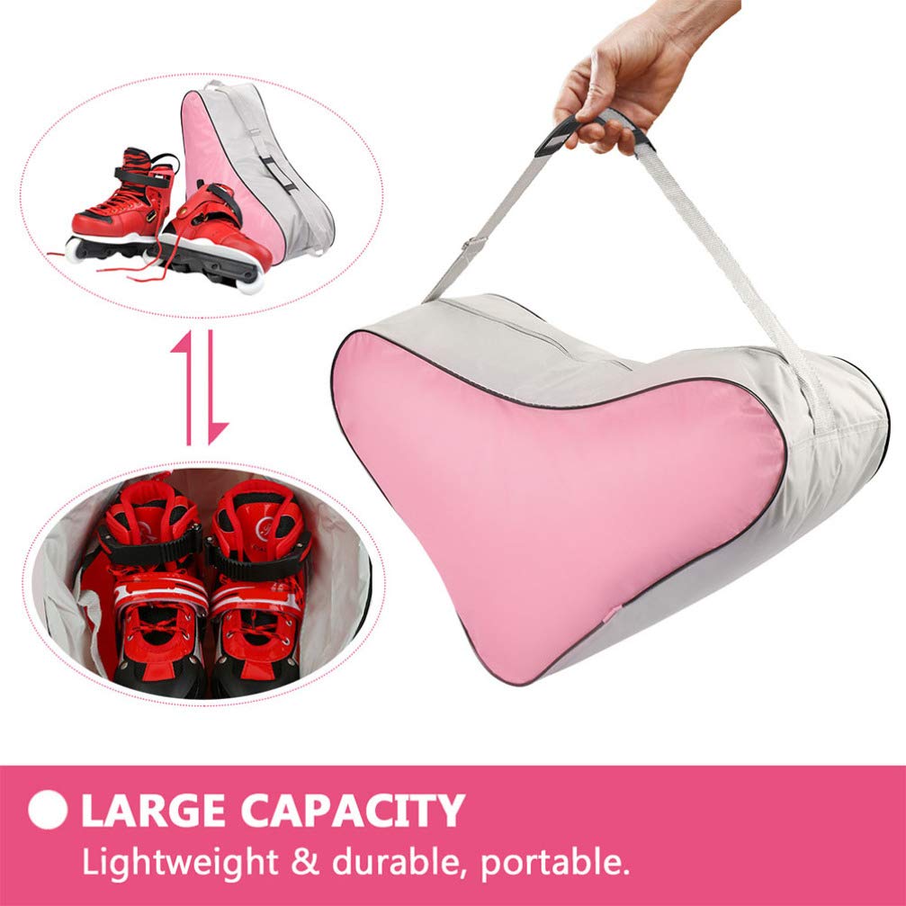 BESPORTBLE 2-Pack Skate Storage Bag - Durable Roller Skate Carrying Case for Hockey Skates, Ski Boots & Winter Gear - Perfect for Kids & Adults - Ideal for Ice Rink, Hockey Games & Winter Sports Travel