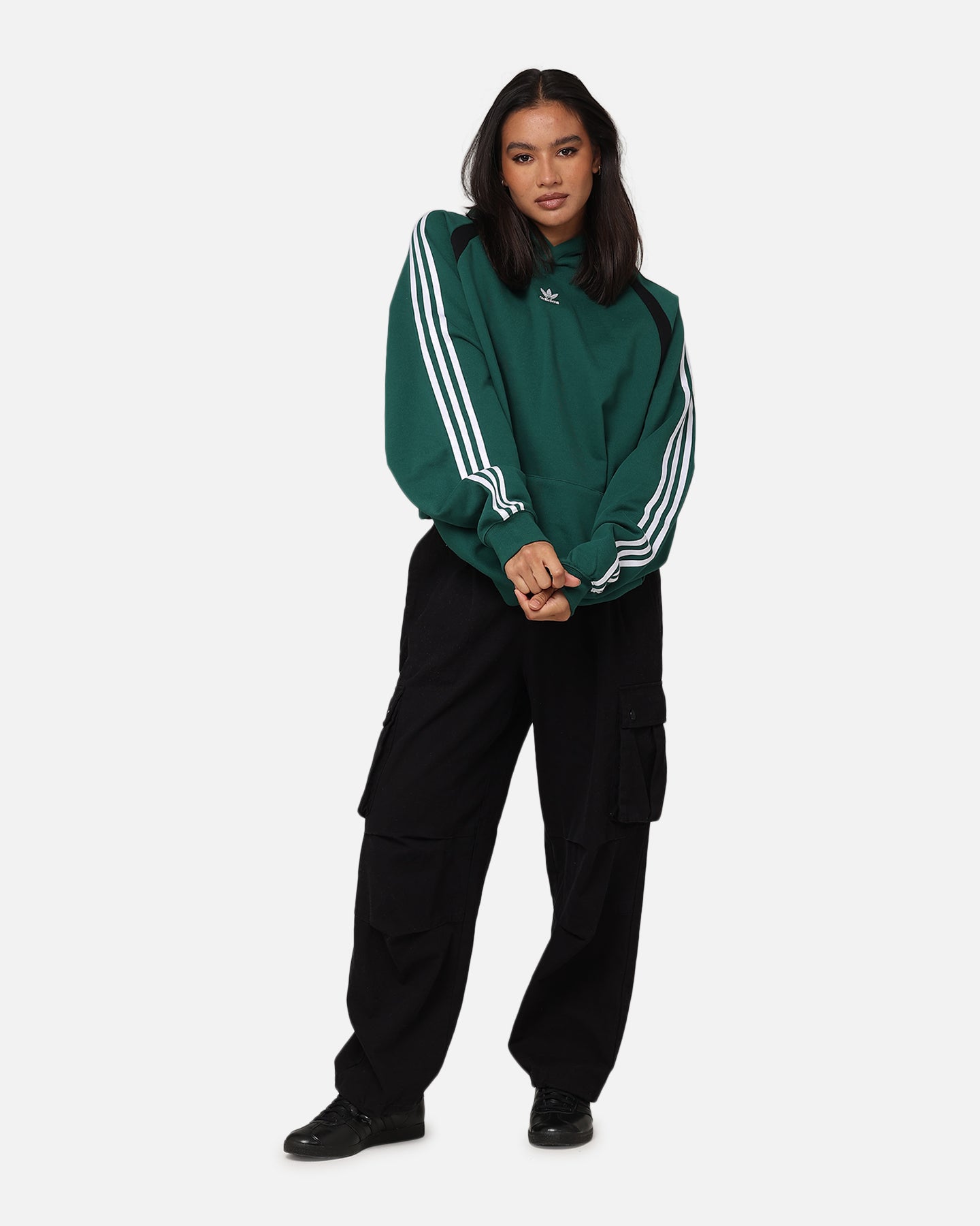 Adidas Oversized Hoodie for Men & Women - Collegiate Green | Comfortable & Stylish Streetwear for Casual Wear, Gym, and Outdoor Activities
