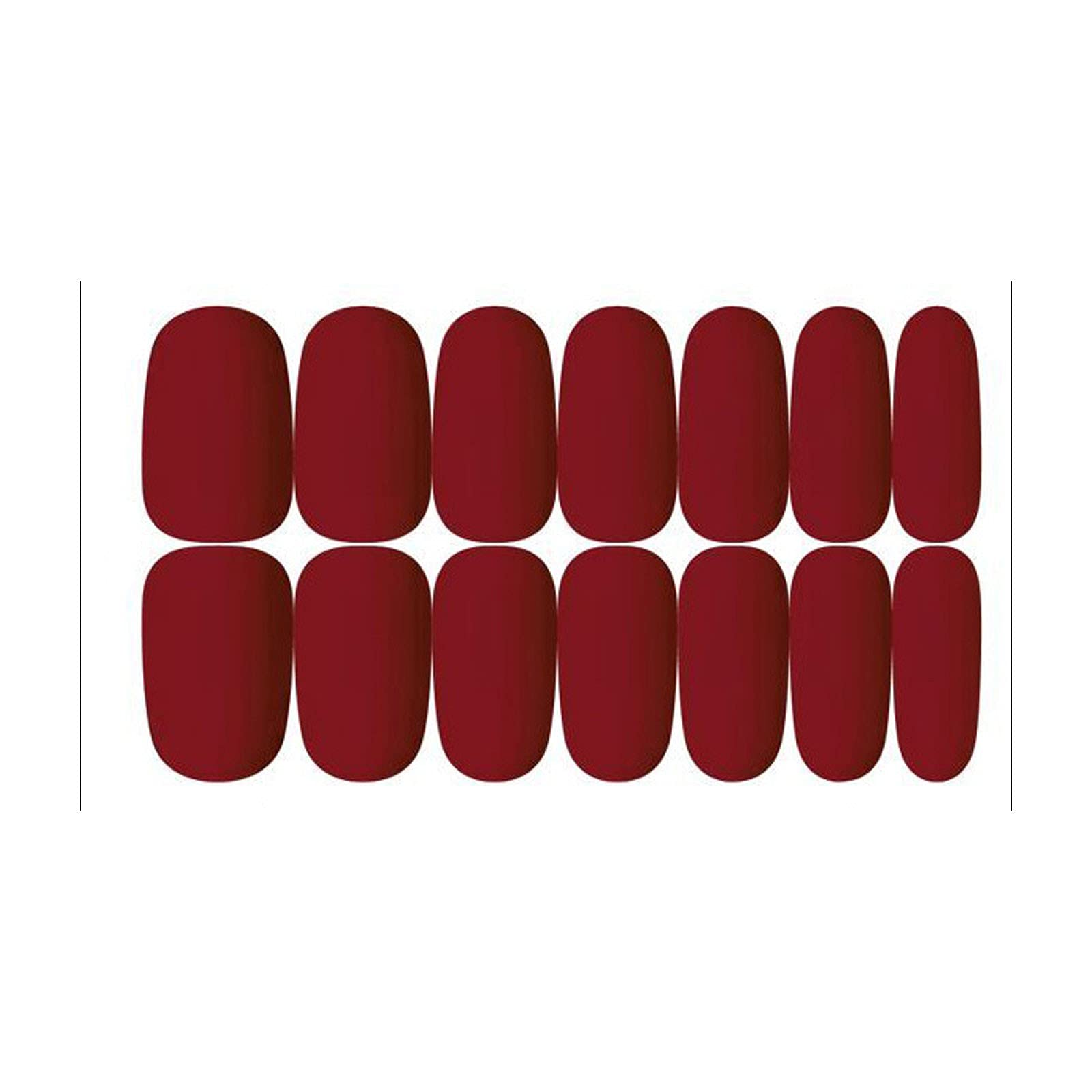 Pure Color Waterproof Nail Stickers - Full Cover Nail Decals with Floral Charms | Perfect for DIY Manicures, Parties & Special Occasions