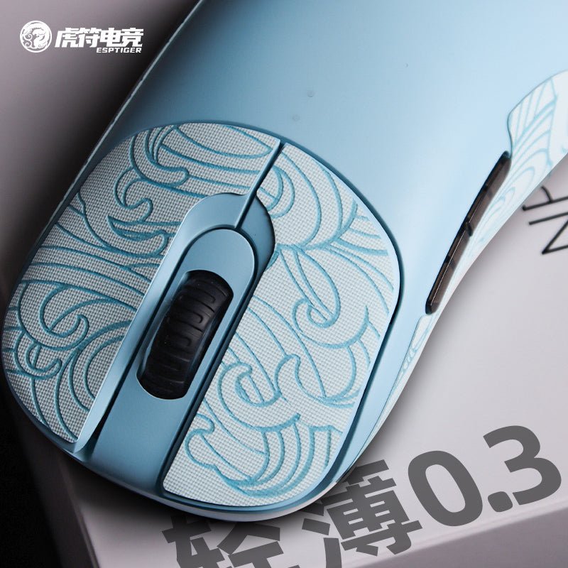 Esports Tiger Oriole Mouse Grips for Vaxee NP-01S - Non-Slip Gaming Grip Tape for Enhanced Control in FPS, MOBA & Esports Competitions