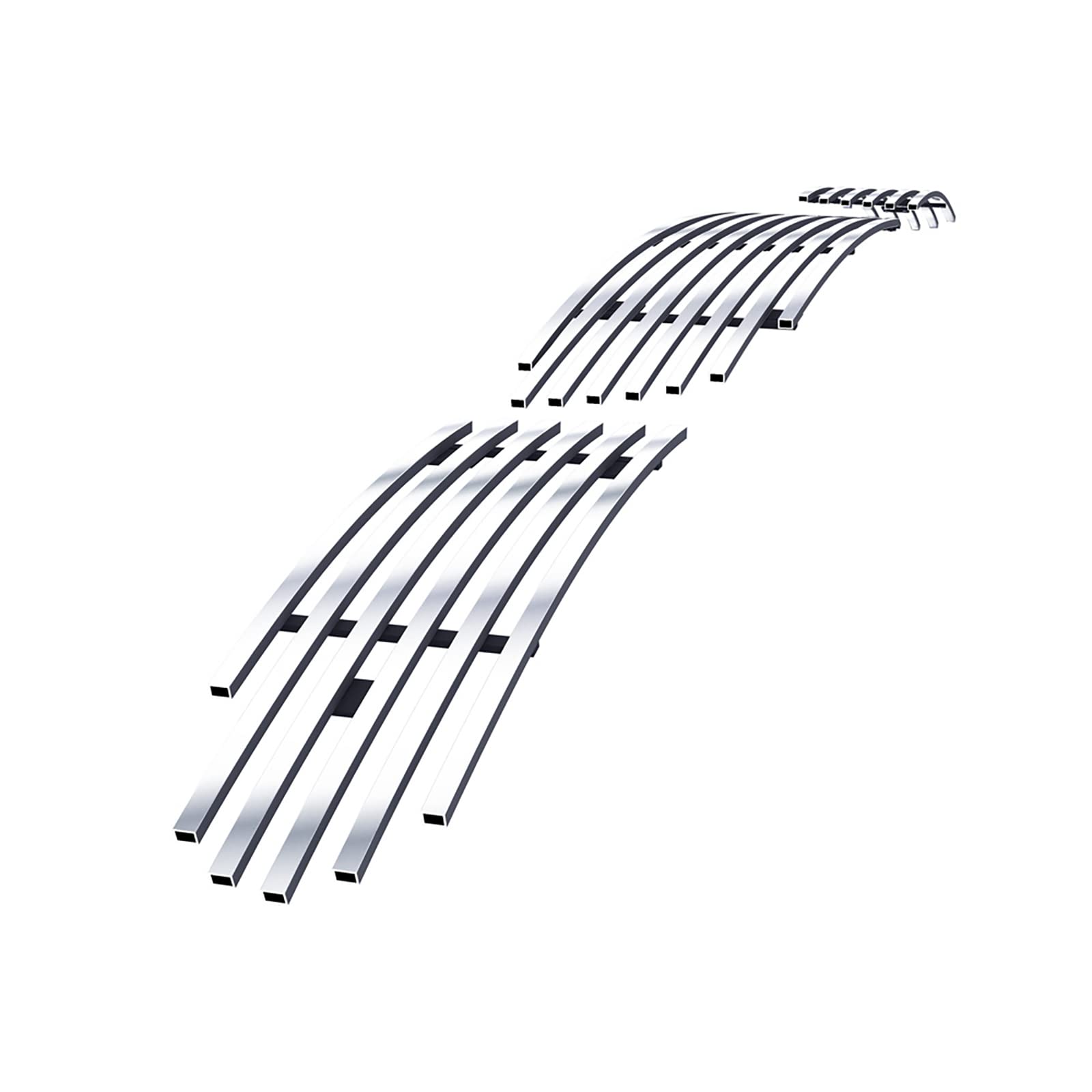APS Compatible with Volkswagen Beetle 2006-2011 Chrome Billet Front Grille Insert V65516A - Lower Bumper Replacement for Enhanced Style & Protection (Perfect for Car Shows & Daily Driving)