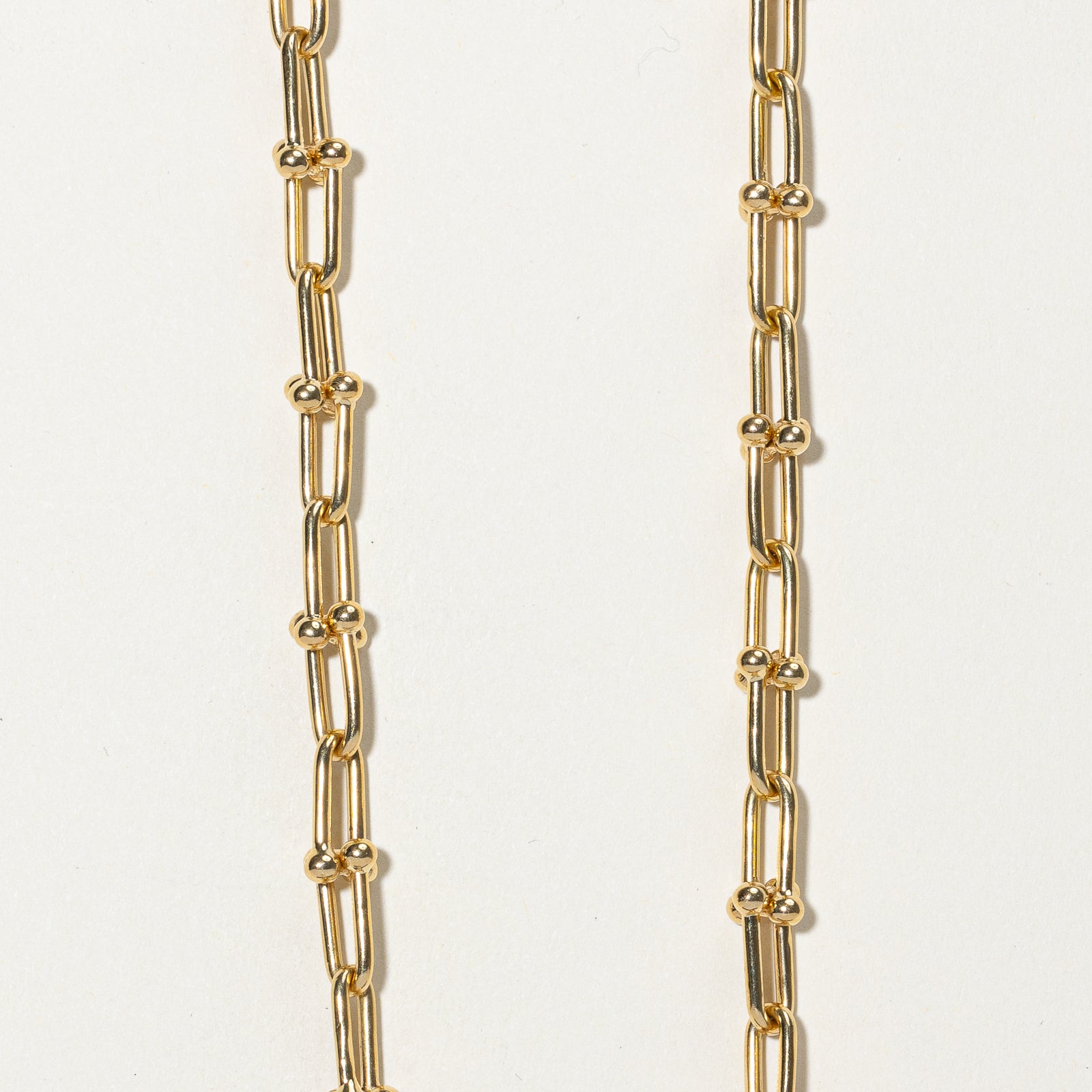 18K Yellow Gold Chain Necklace for Men & Women - 19.5 Inch Length - Durable & Elegant Jewelry for Everyday Wear, Special Occasions & Gifts