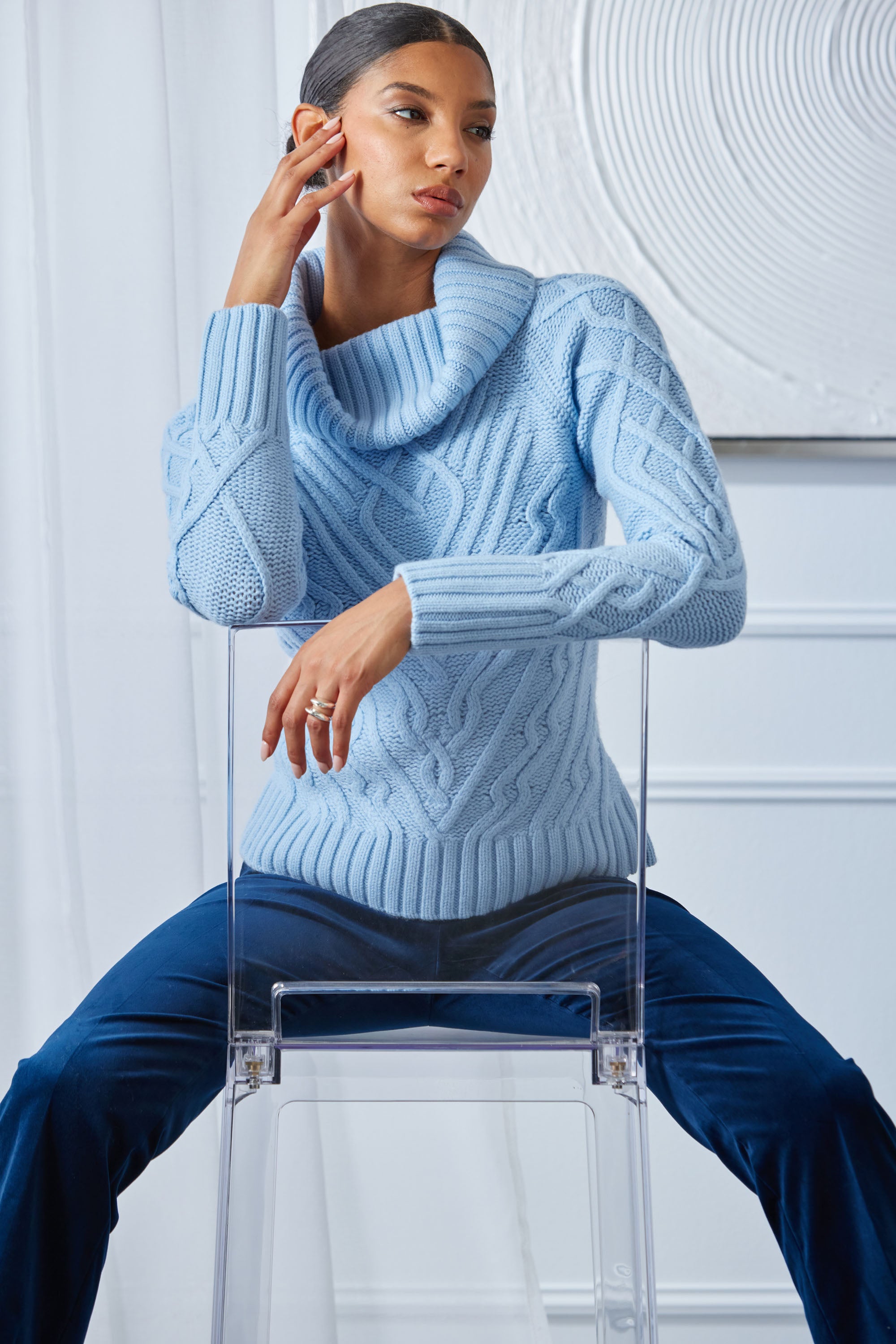 Soft & Cozy Wool Turtleneck Sweater for Women - Winter Warm Knit Pullover - Perfect for Office, Casual Outfits & Holiday Gatherings