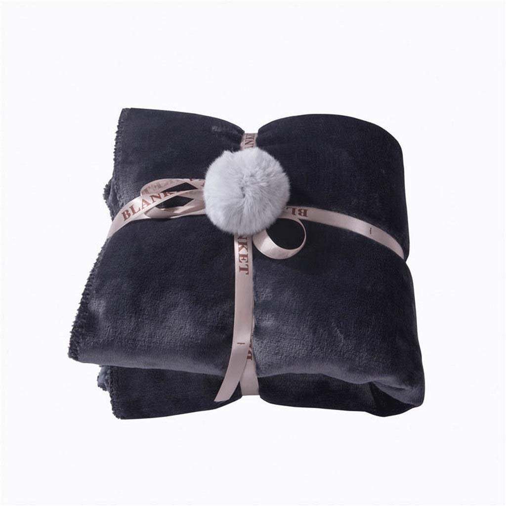 Soft Grey Lamb Velvet Blanket - 80x200cm Multifunctional Shawl, Cloak & Knee Pad - Cozy Office & Home Lazy Blanket for Relaxing, Lounging & Travel