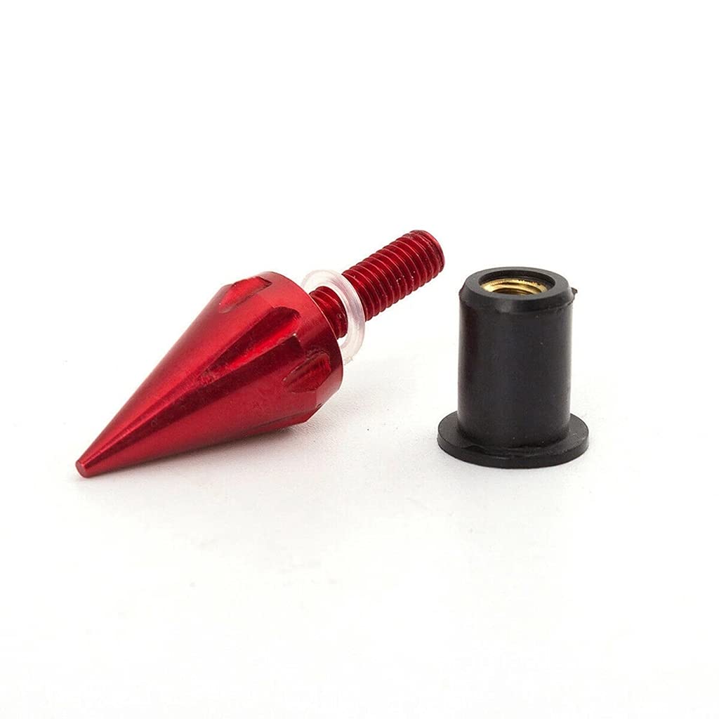 WYNMOTO Red Motorcycle Windscreen Bolt Kit for Honda GL1800 - Durable & Stylish Ride Upgrade
