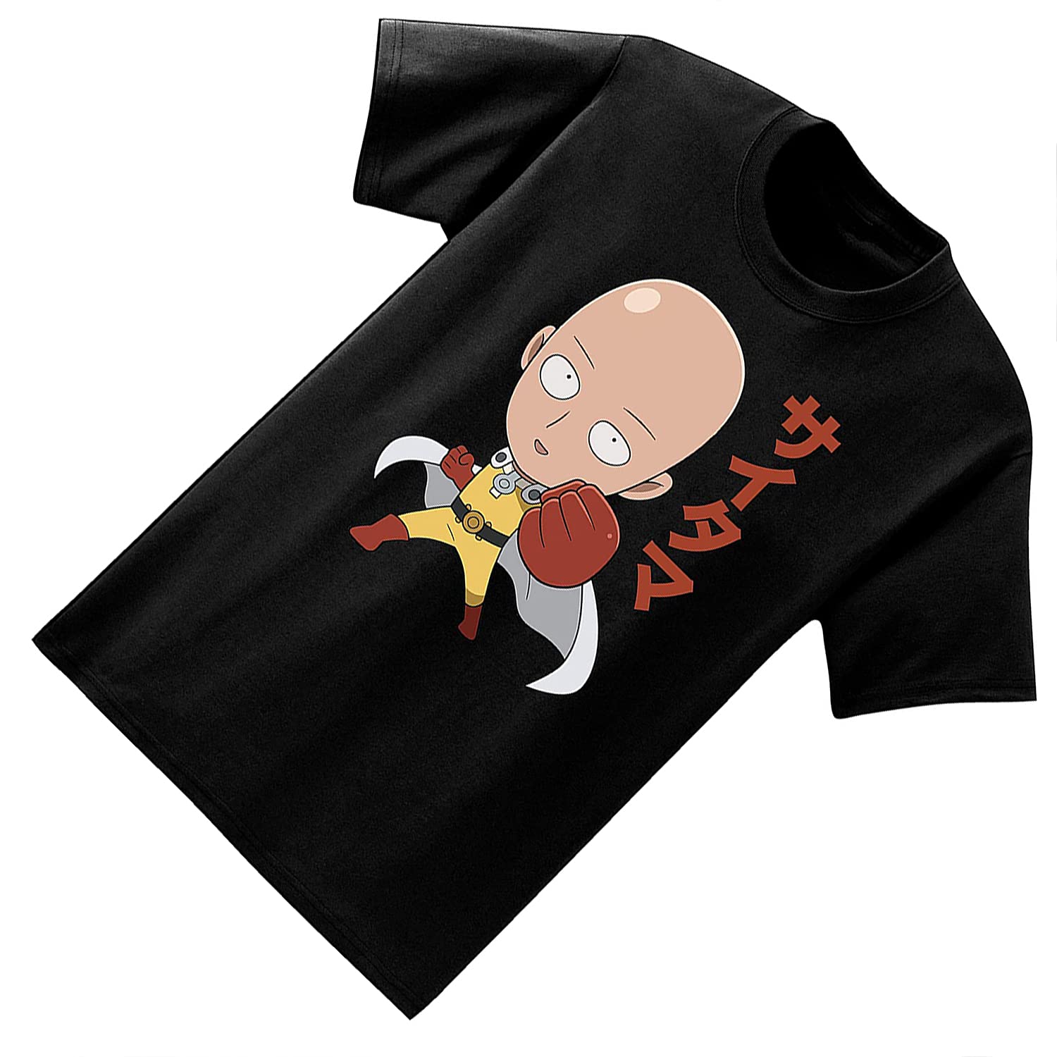 Men's Anime T-Shirt - Saitama One Punch Man Graphic Tee | Casual Streetwear for Fans & Cosplay