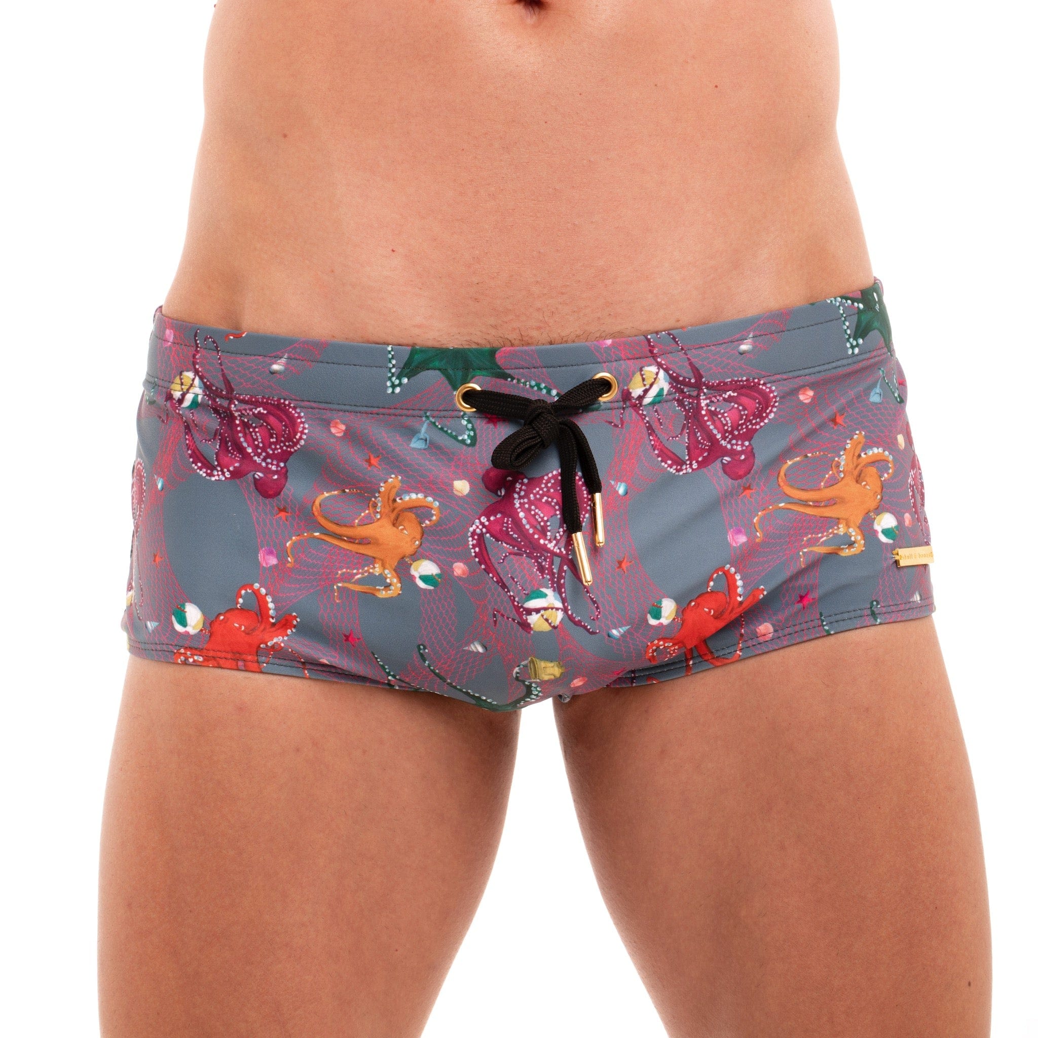 Men's Quick-Dry Octopus Print Swim Trunks - Comfortable Beach Shorts for Swimming, Surfing & Summer Vacations