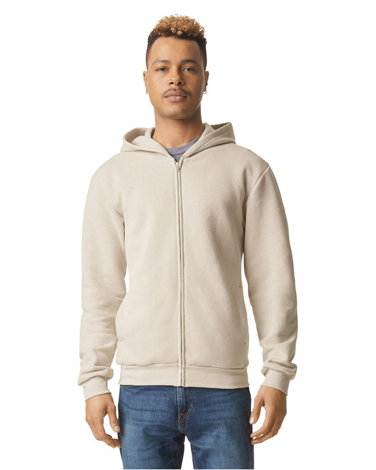 American Apparel RF497 ReFlex Fleece Unisex Full Zip Hoodie - Warm & Comfortable Pullover for Men & Women | Perfect for Outdoor Activities, Gym, and Casual Wear