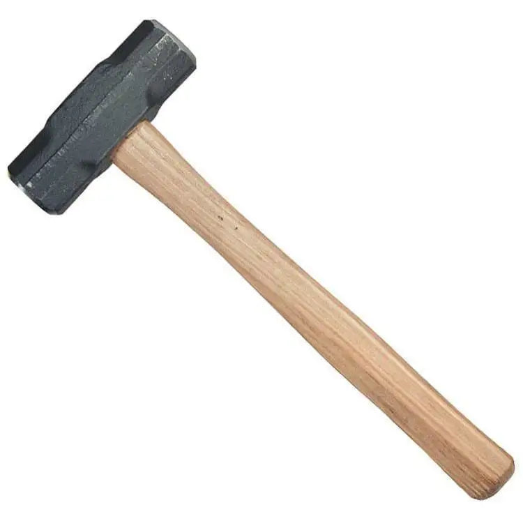 Ken Tool Double Face Sledge Hammer - 8lb Heavy Duty Forged Steel Construction - Perfect for Demolition, Construction & Blacksmithing