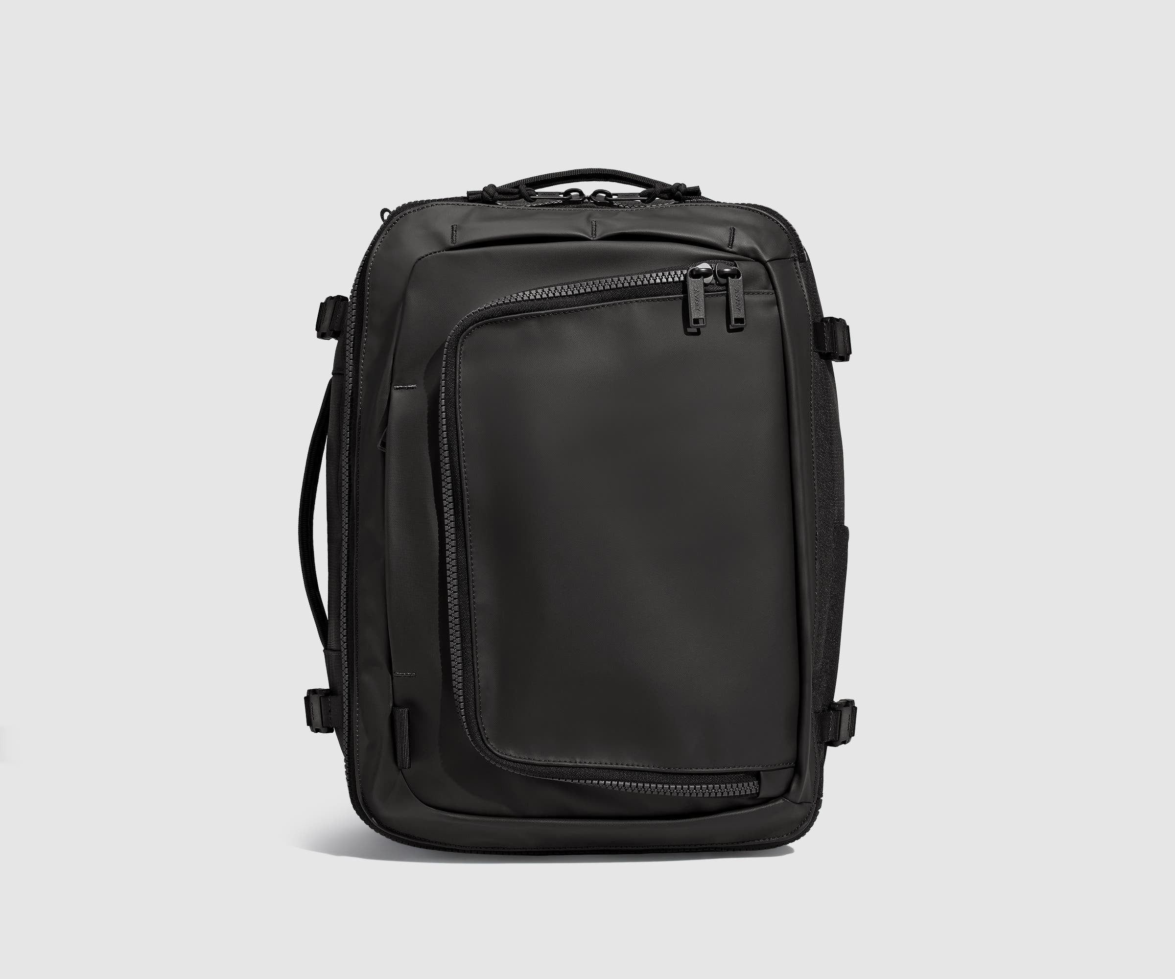 Jet Black 25L Active Convertible Backpack - Durable Travel & Work Backpack for Commuting, Hiking & Gym | Water-Resistant & Laptop Compatible