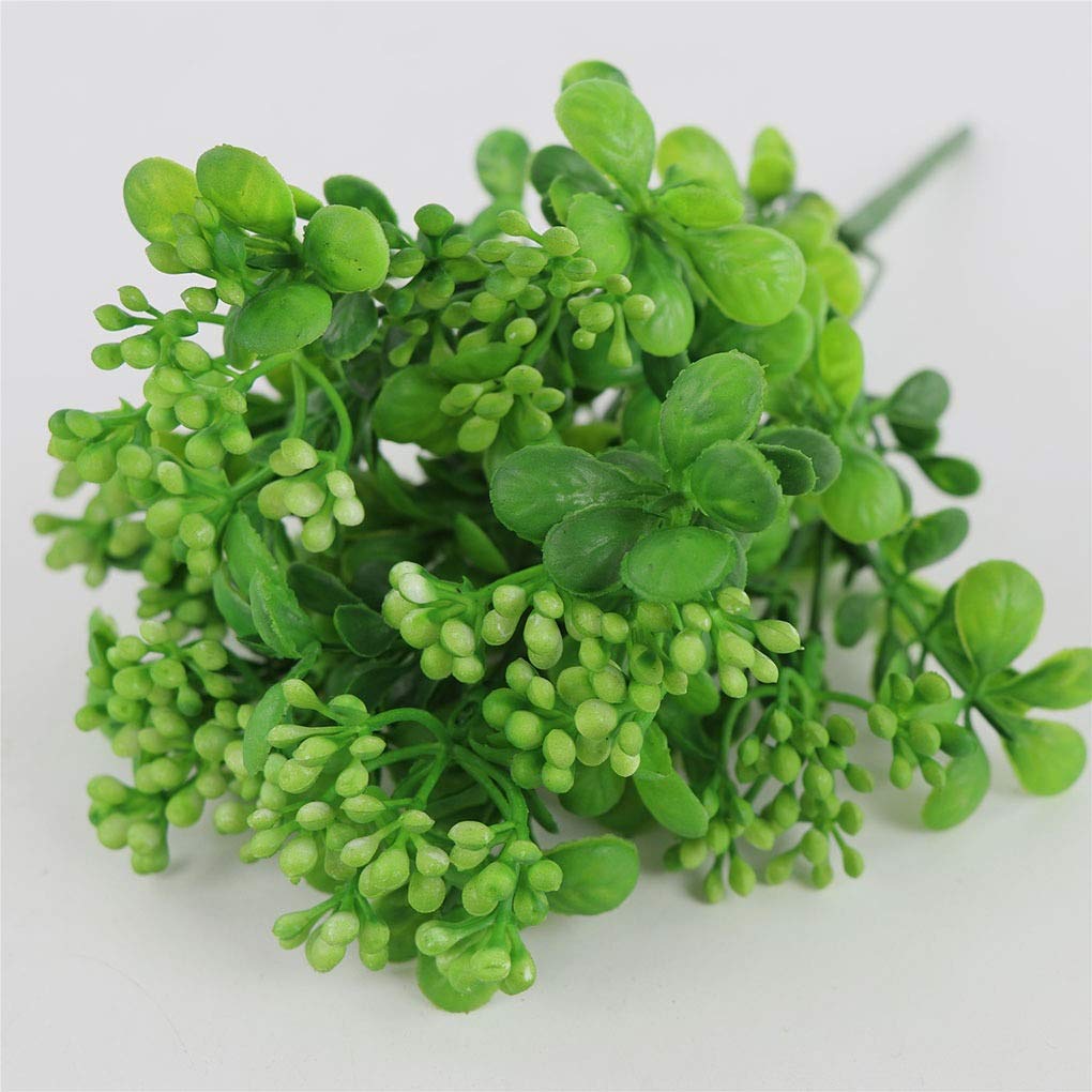 7-Branch Artificial Berry Plant - Realistic Fake Berry Stems for Home Decor, Living Room, Bedroom - 12