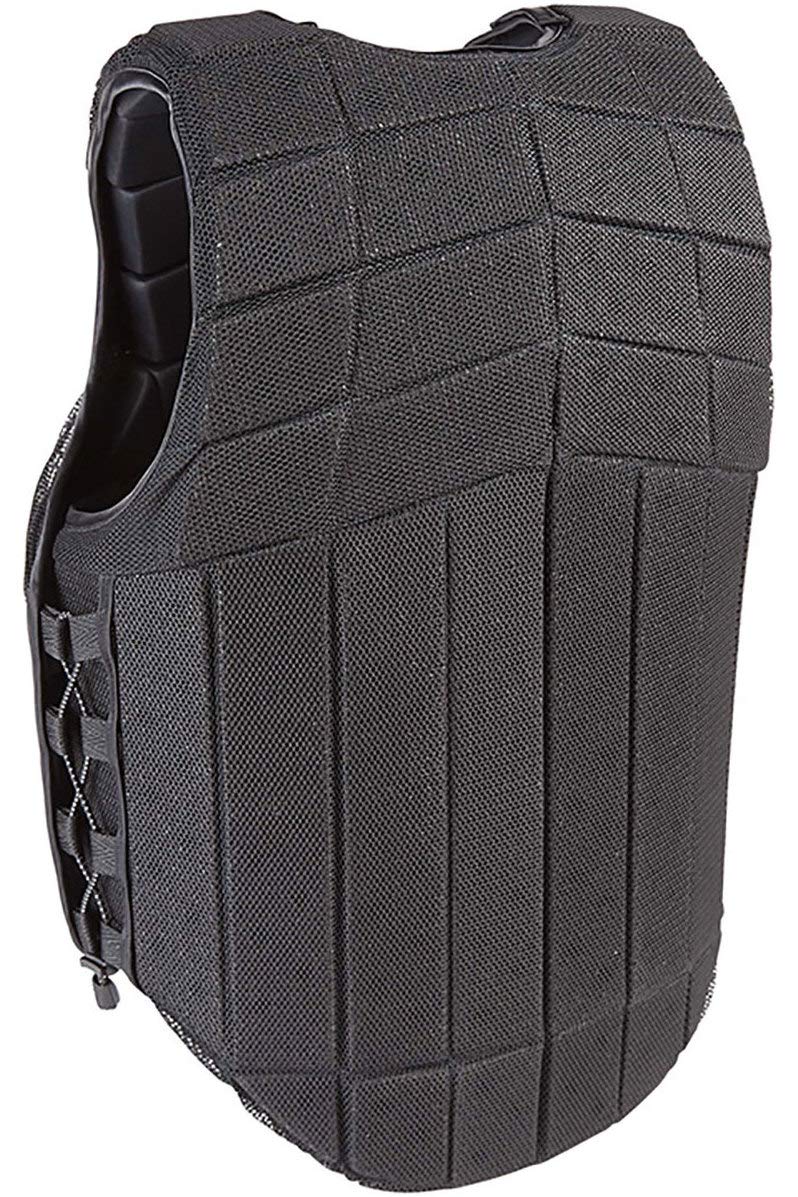 Kids Provent 3.0 Protective Vest Black Short Back - Size M for Children | Perfect for Cycling, Skateboarding & Outdoor Sports Safety