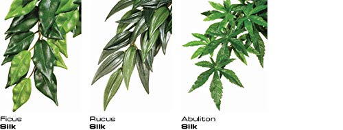 Exo Terra Silk Terrarium Plant - Medium Ruscus Artificial Plant for Reptile Tanks & Vivariums - Realistic Decor for Bearded Dragons, Geckos & Snakes