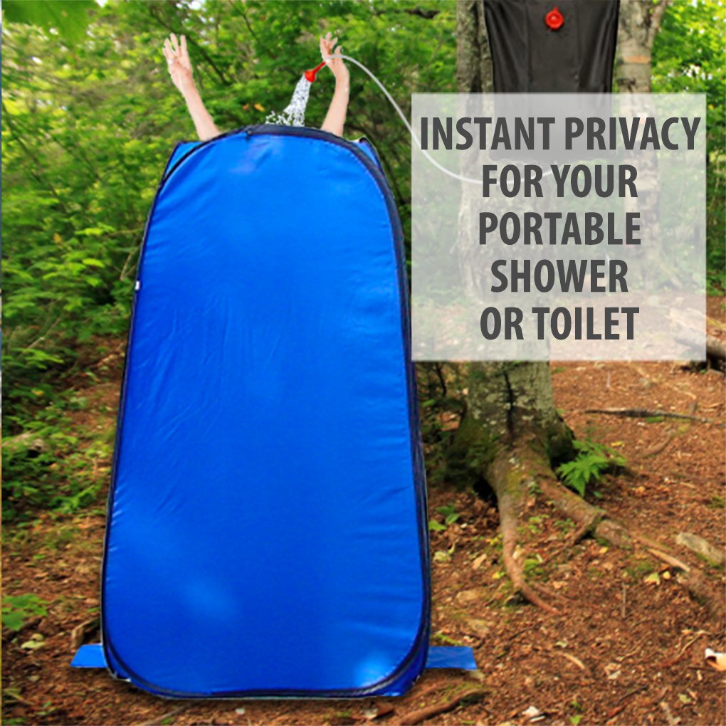 Instant Pop-Up Changing Room Tent - Portable & Weather-Resistant with Dura-Light Steel Frame for Camping, RV, Beach, Outdoor Shower, Toilet & More - Perfect for Privacy Changing, Baby Care & Emergency Bathroom Needs
