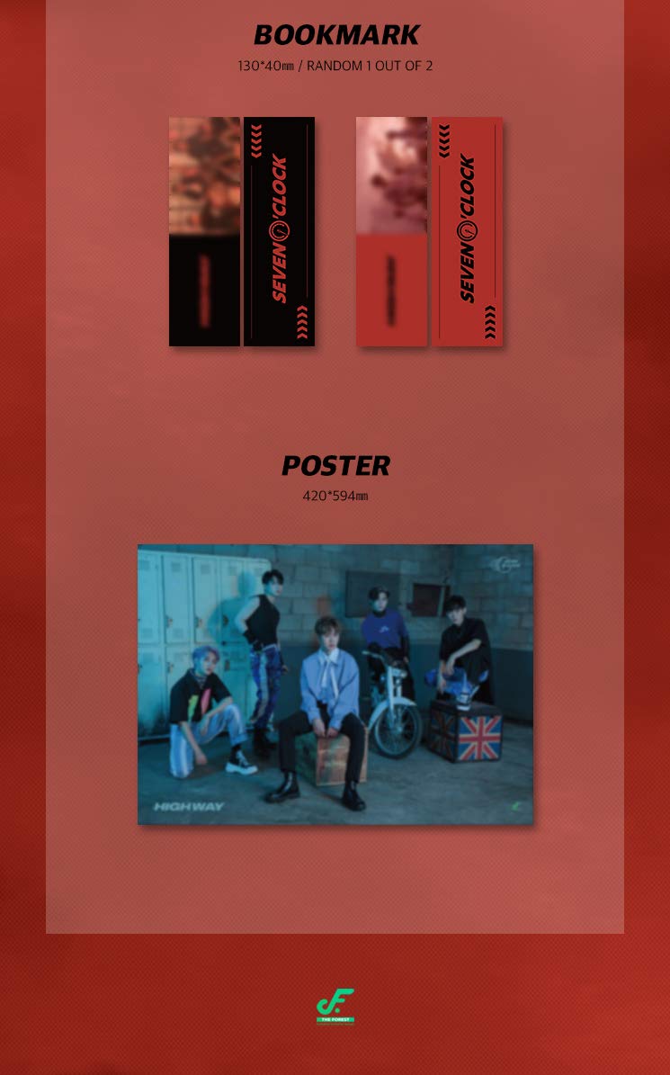 Forest Media Seven O’Clock - 5th Project Album 'Highway' | K-Pop Music CD | Perfect for Road Trips & Relaxation