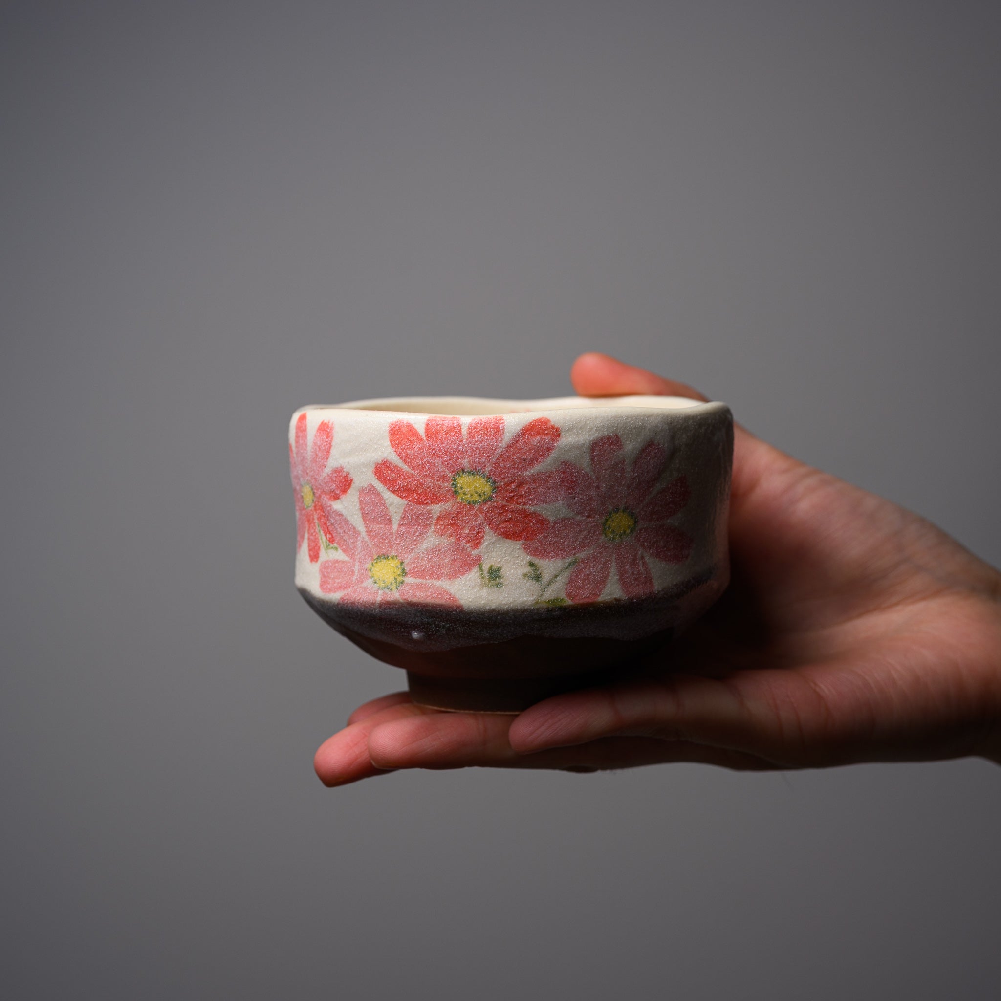 Premium Mini Matcha Bowl - Handcrafted Akizakura Ceramic Tea Set for Japanese Tea Ceremony | Perfect for Matcha Whisking, Zen Meditation & Home Decor