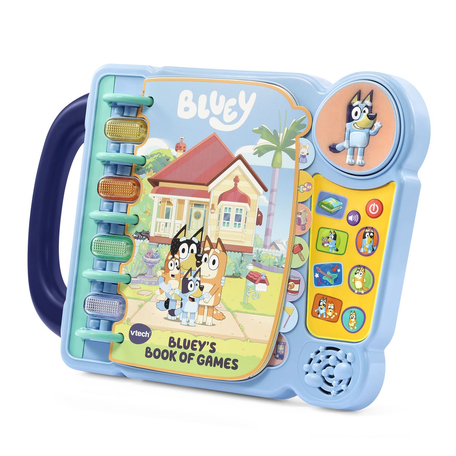 VTech Bluey's Book of Games - Interactive Learning Toy for Kids Ages 3-6 | Fun Educational Games with Bluey Characters | Perfect for Playtime, Travel & Family Bonding