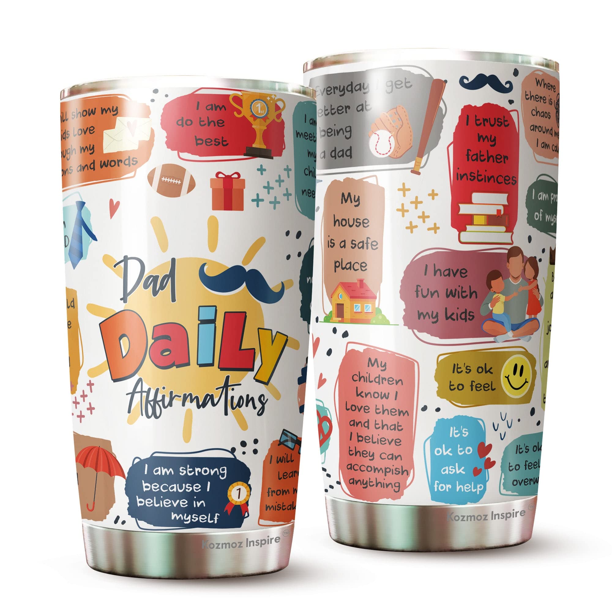 Kozmoz Inspire - Best Gifts for First Time Dads, Father's Day & Birthday Presents for New Dads & Dad-to-Be - Thoughtful Gifts from Wife, Sister & Family - Perfect for Baby Showers, Birth Announcements & Special Occasions