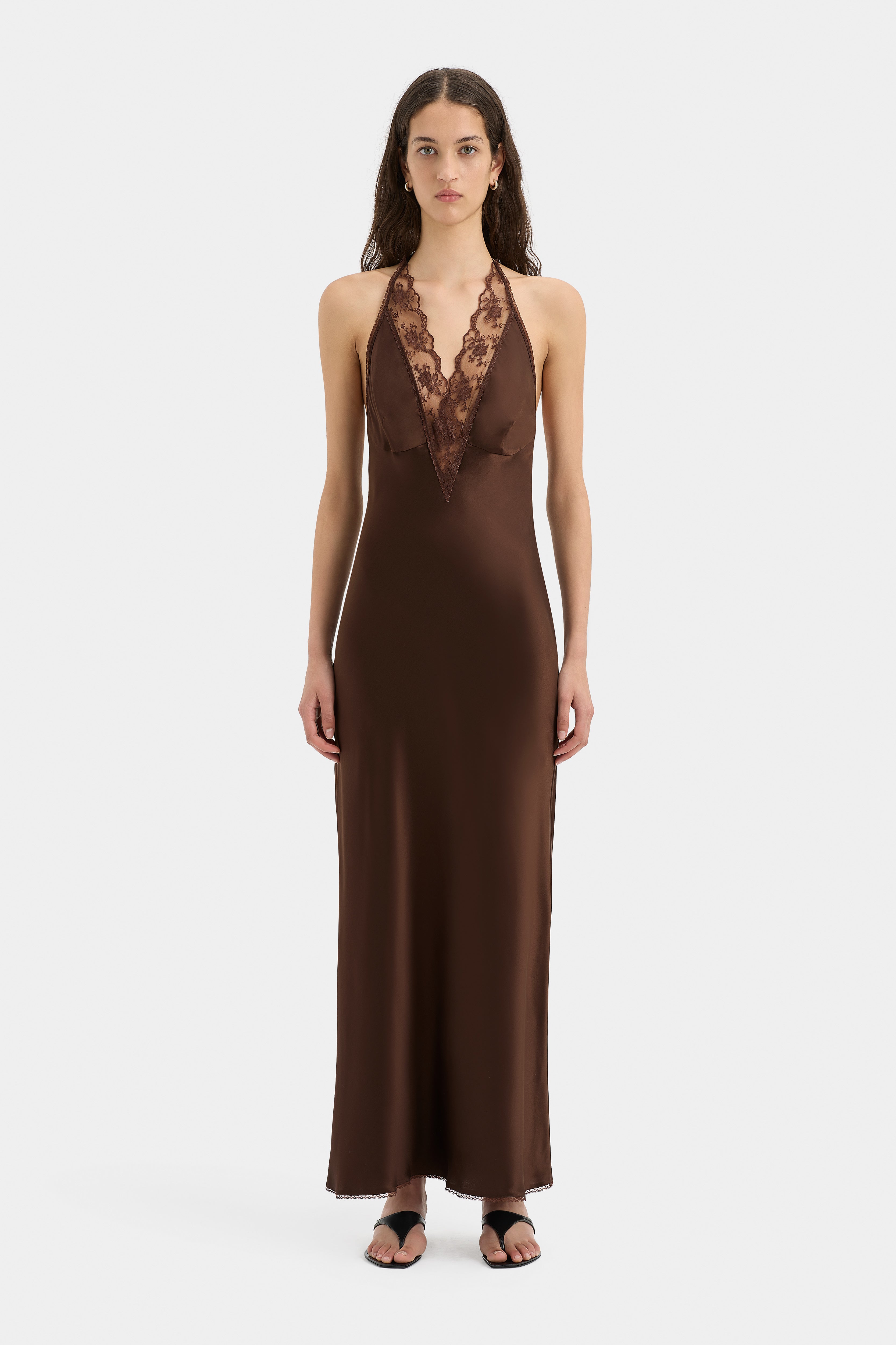 Aries Halter Gown - Elegant Women's Summer Dress for Beach, Party & Evening Wear | Sexy Backless Maxi Dress with Flowy Fabric