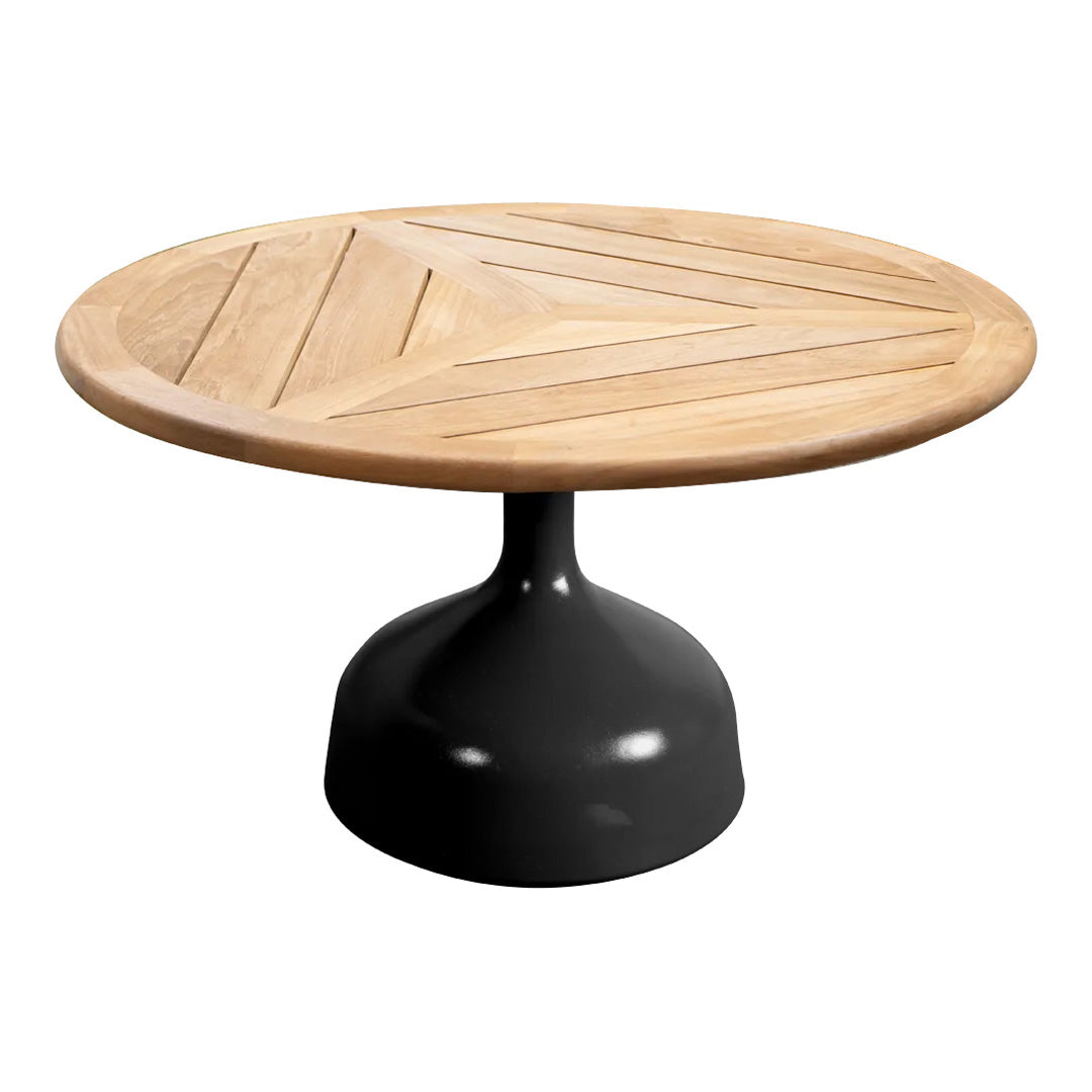 Modern Round Coffee Table with Glass Top - Large Size for Living Room, Lounge & Office Decor